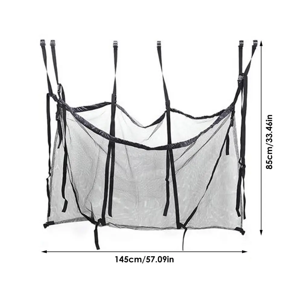 Ball Mesh Net Bag Adjustable Hanging Swimming Pool Storage Bag Durable Organizer Bag Foldable Portable Kid Ball Storage Net Bag