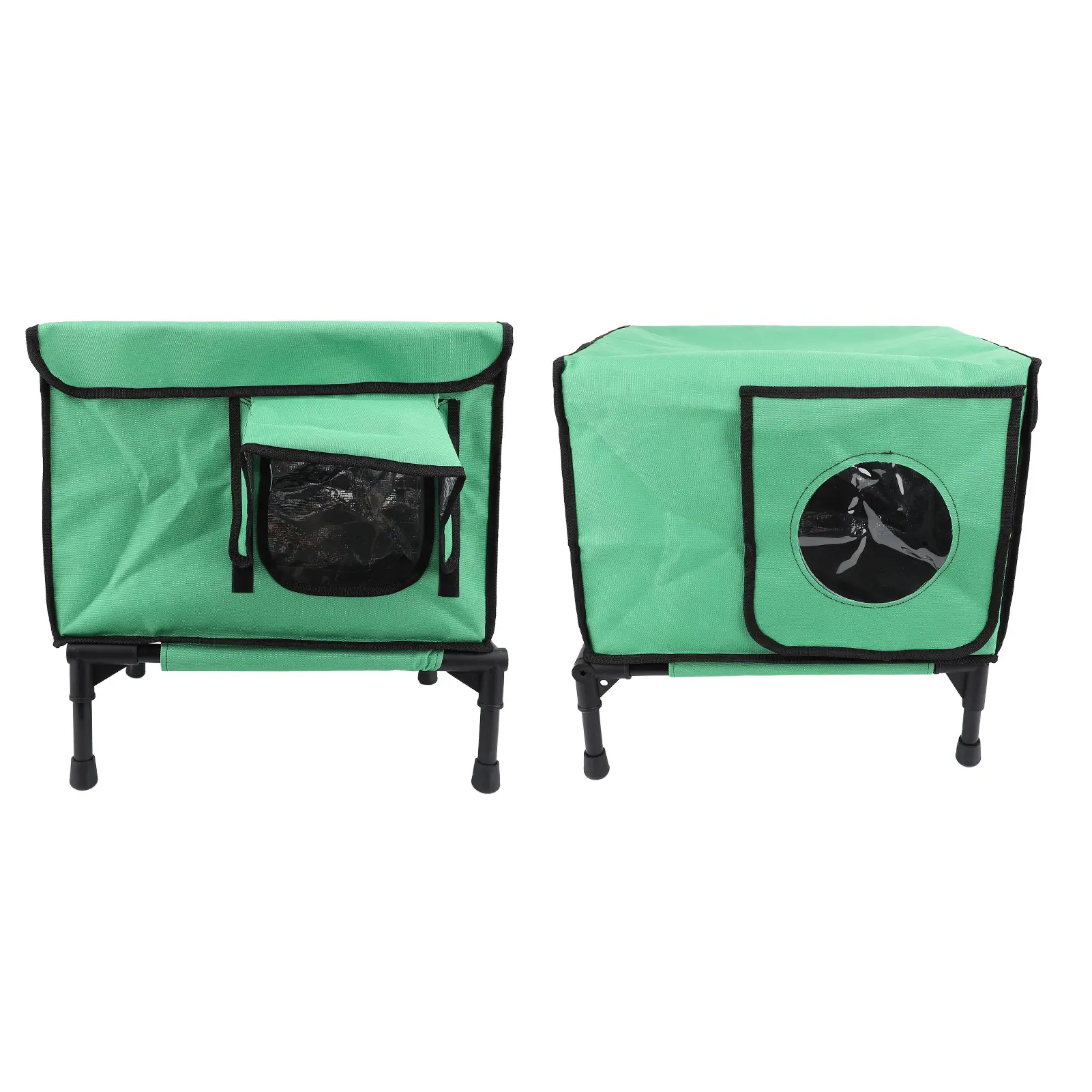 Elevated Heated Cat House Warm Weatherproof Insulated Outside Heated Cat Shelter for Outdoor Kitty Puppy Heated Kitty House