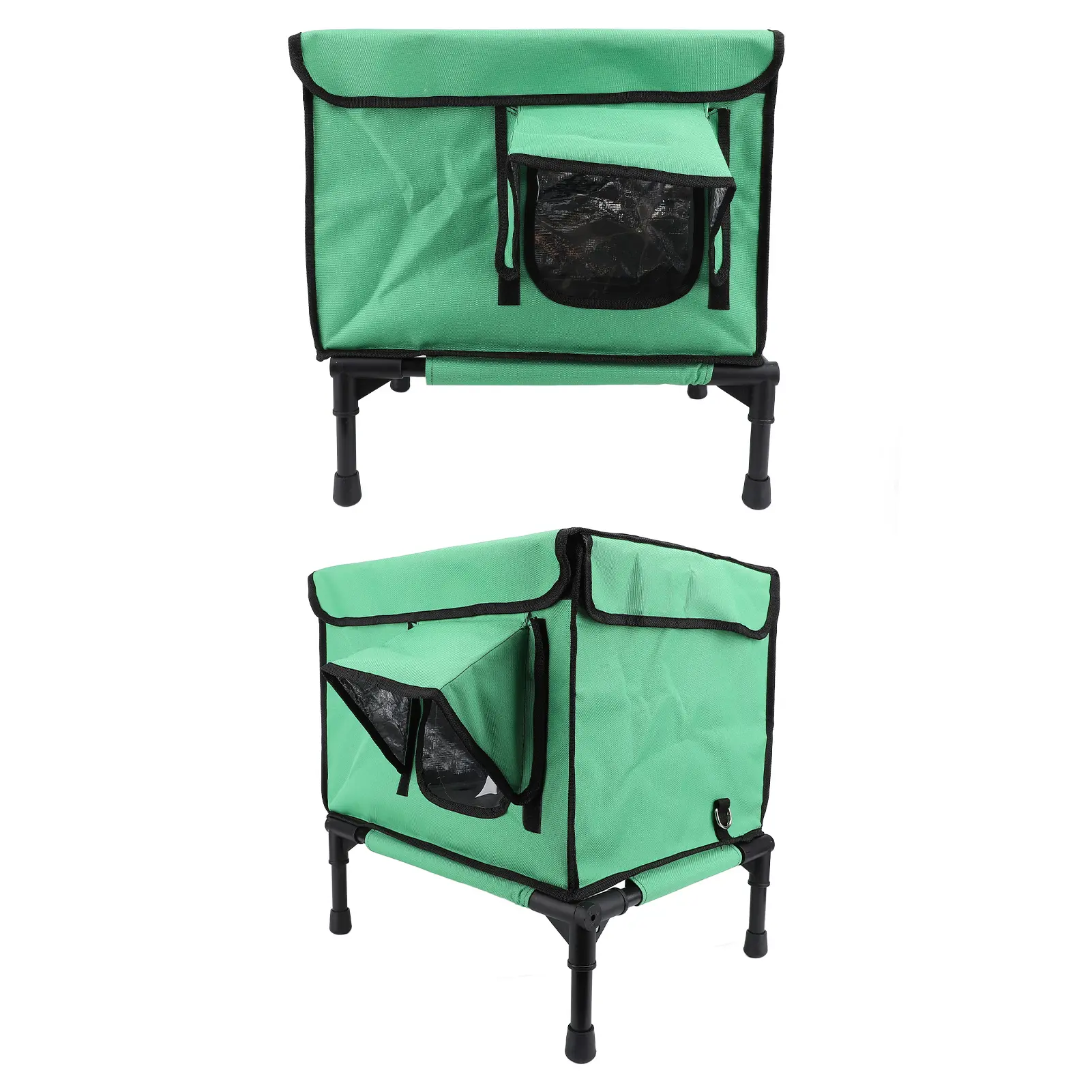 Elevated Heated Cat House Warm Weatherproof Insulated Outside Heated Cat Shelter for Outdoor Kitty Puppy Heated Kitty House
