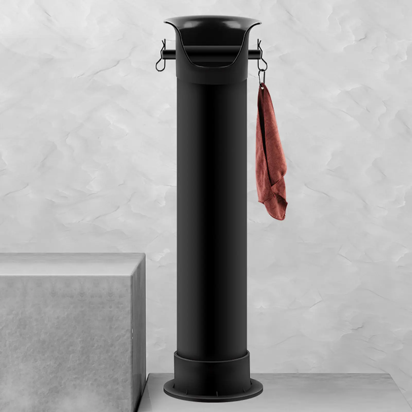 Coffee Knock Bin Coffee Knock Box Commercial Floor Standing Coffee Grounds Collection Bin for Restaurants Home Kitchens