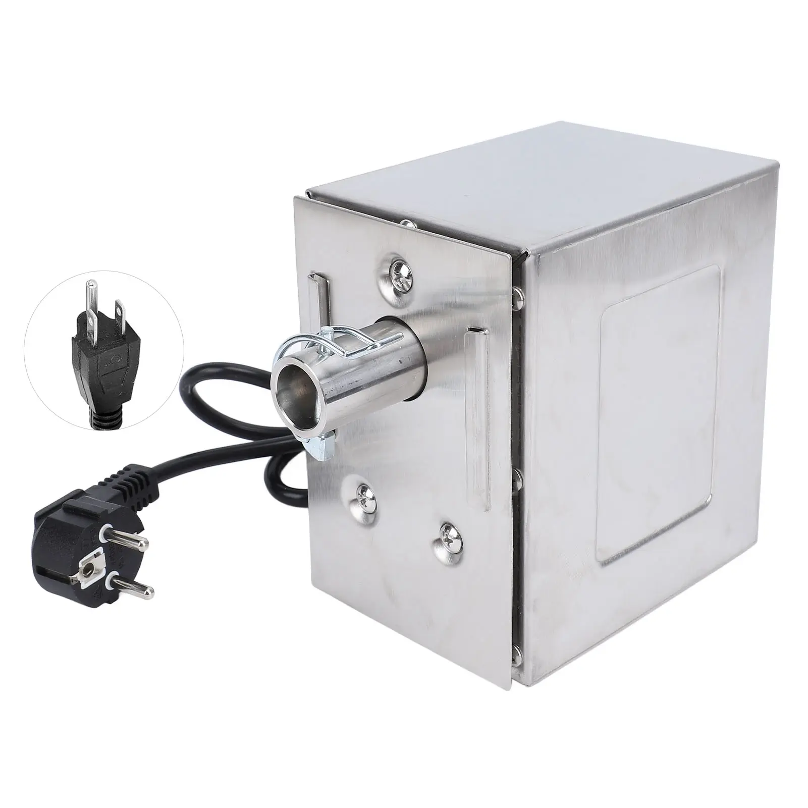BBQ Rotisserie Motor 100-240V 45W Grill Electric Replacement Rotisserie Motor High Load Capacity Stainless Steel for Outdoor