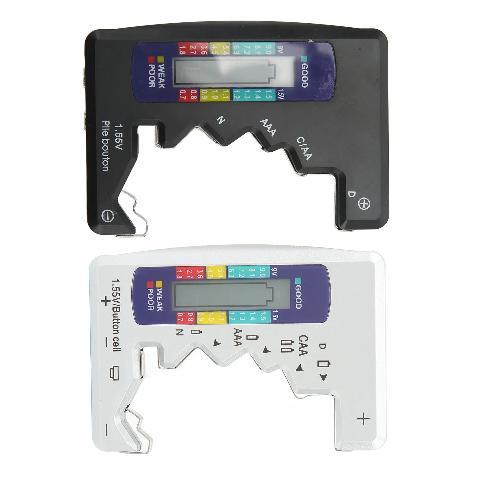 Battery Tester Cell Analyzer Digital Battery Capacity Gauge Tester  D C N  AA 9V 1.5V Button Cell Analyzer