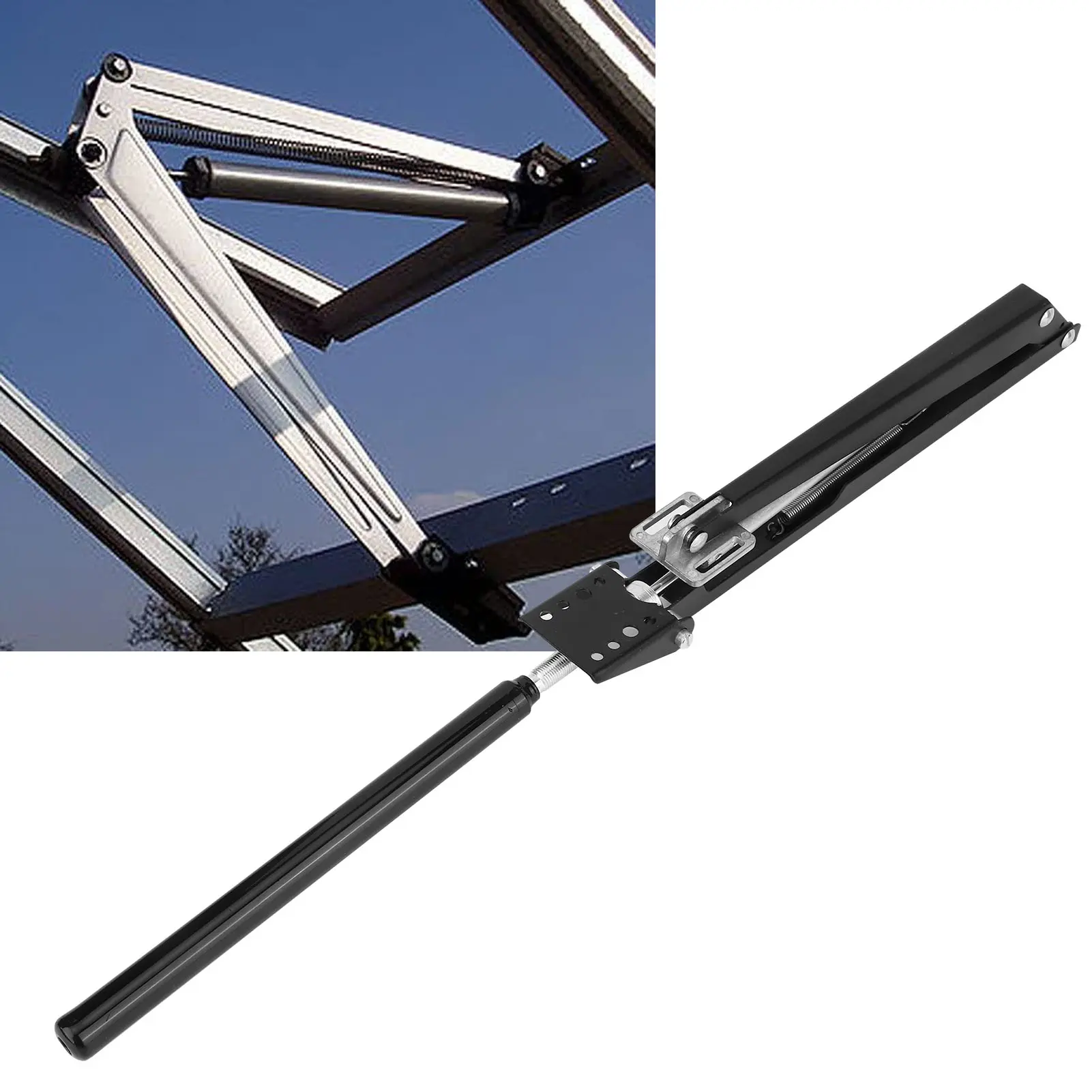 Greenhouse Window Opener Kit Aluminum Alloy Automatic Ventilation Tools Agricultural Supply Automatic Window Opener Garden Tools