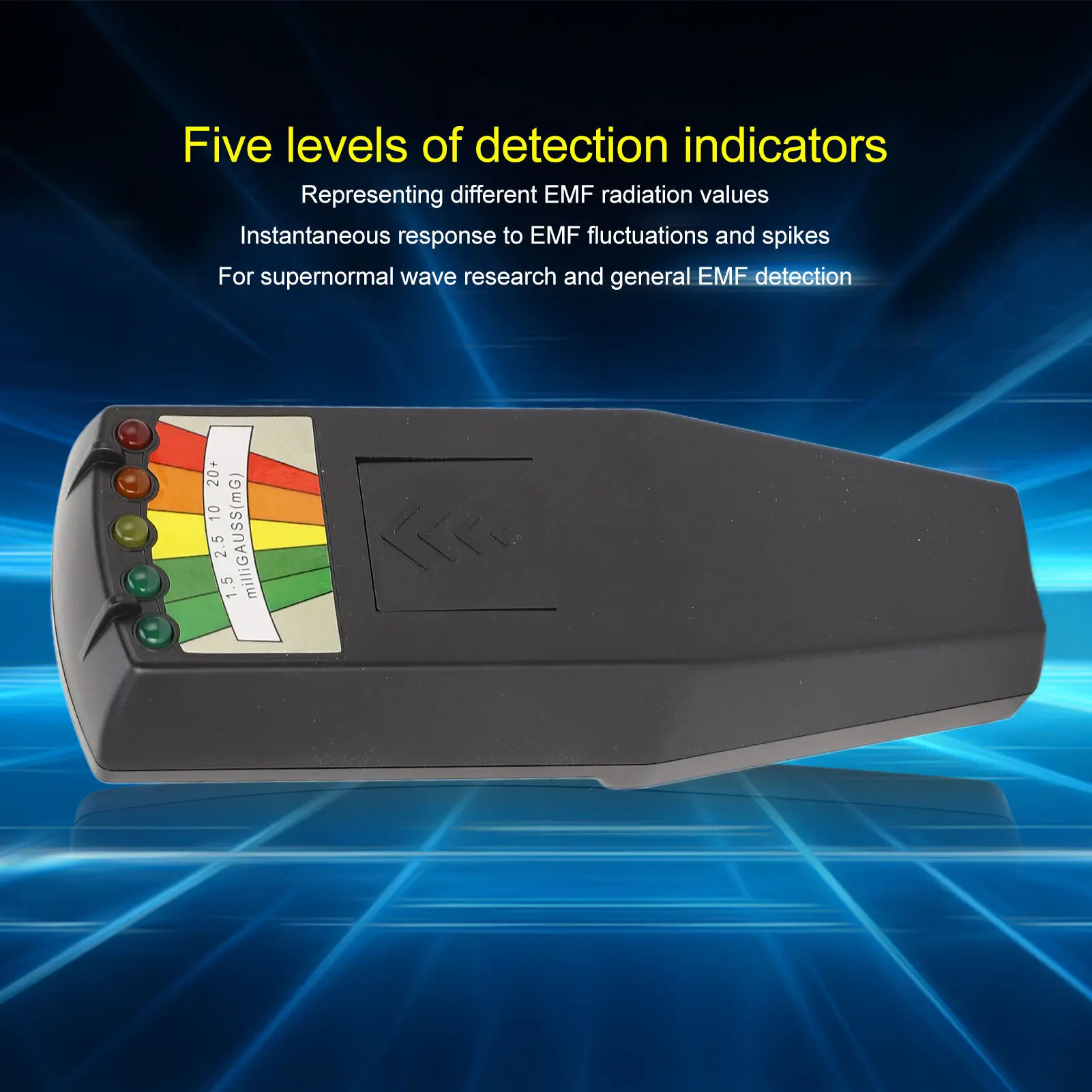 EMF Meter Radiation Detector Magnetic Field Detector Hunting Paranormal Tester Electromagnetic Radiation EMF Meter EMF Meter