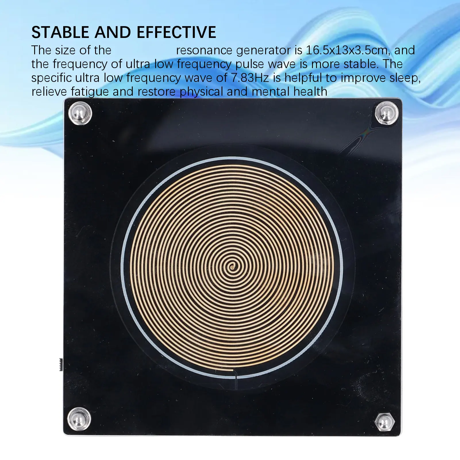 Resonance Generator 7.83HZ Ultra Low Frequency Pulse  Resonator with Indicator 7.83HZ   Generator