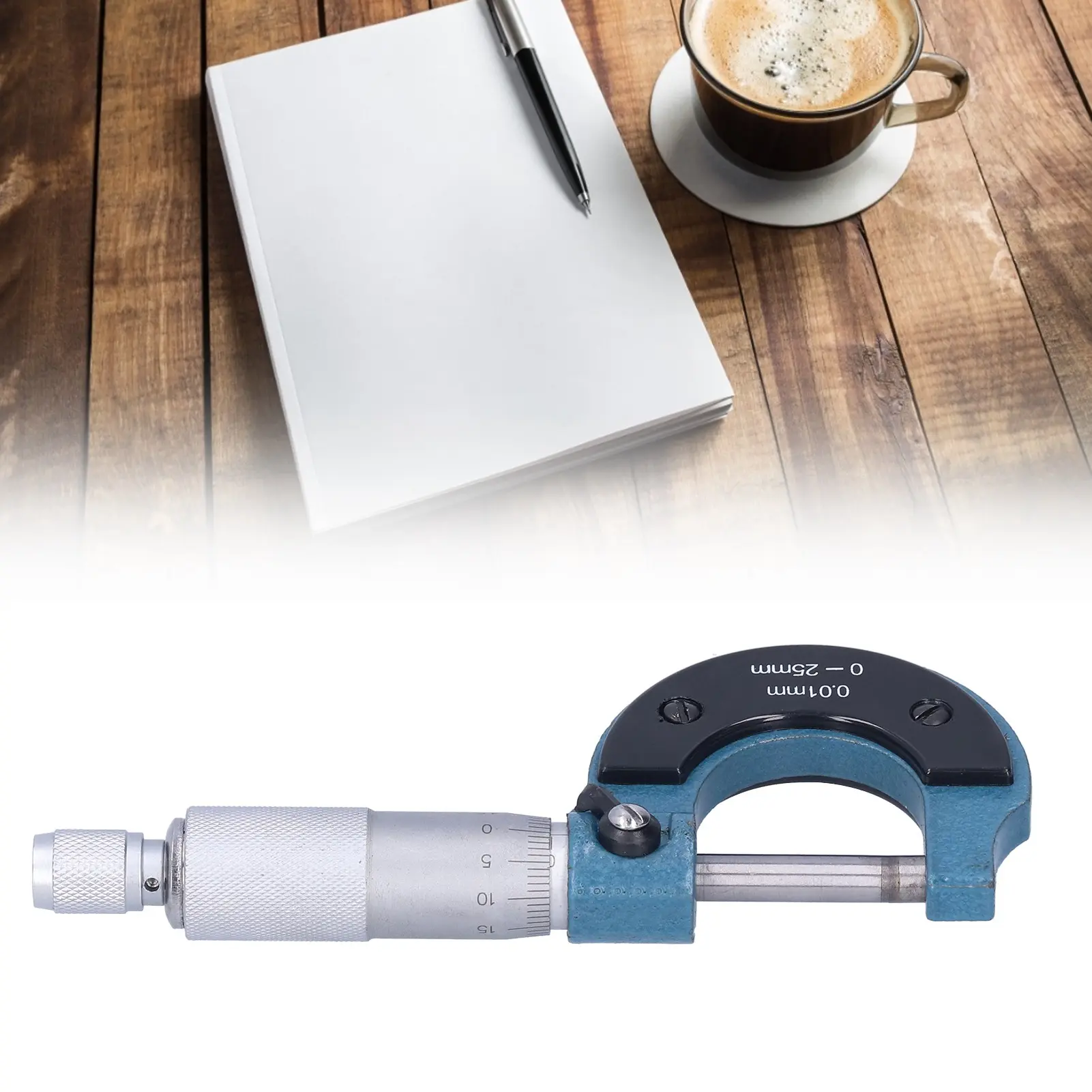 Micrometer 0‑25MM 0.01mm Micrometer Guage Thread Scale Outside Micrometer Measurement Tool Machinist Tool Micrometer Calipers