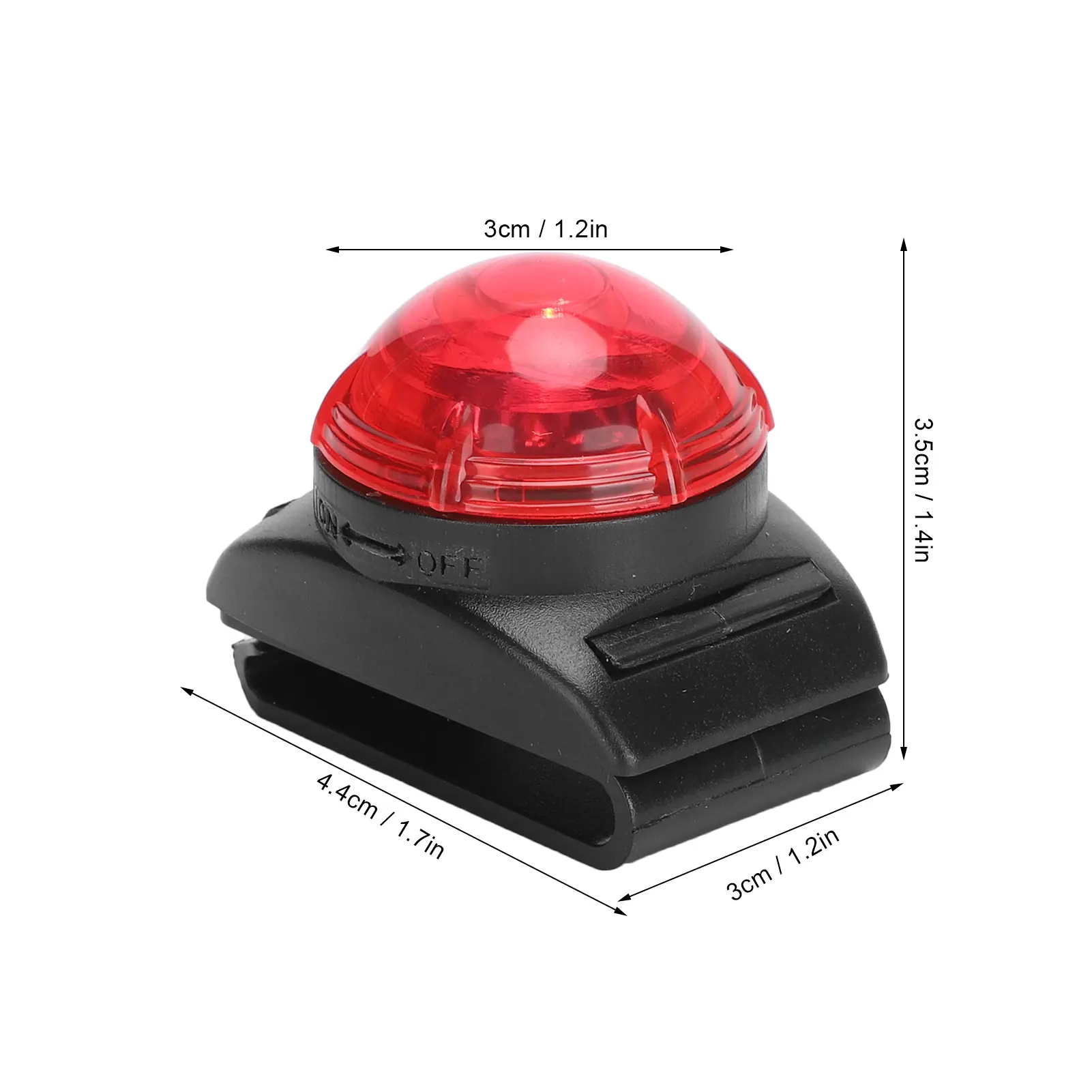Pet LED Pendant Light Waterproof Luminous Bright Night  Warning Lamp Clip On Collars Dog Accessories Pet Collar Light