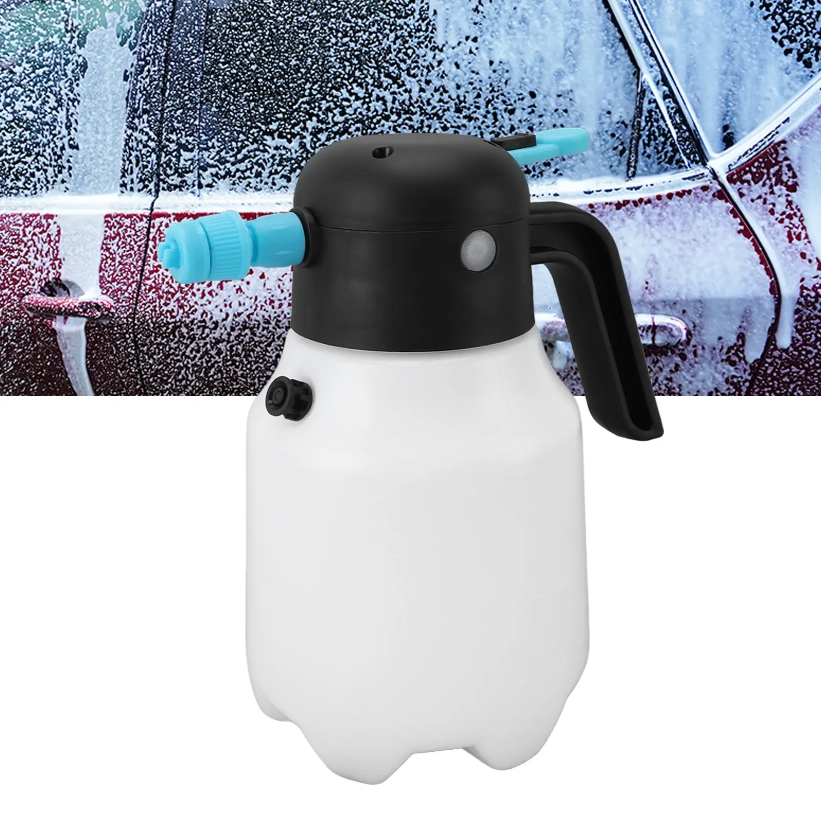 Foam Sprayer Electric Foam Spray Bottle PP Cordless 1.8L 2000mAh Pressurized Multifunctional for Garden