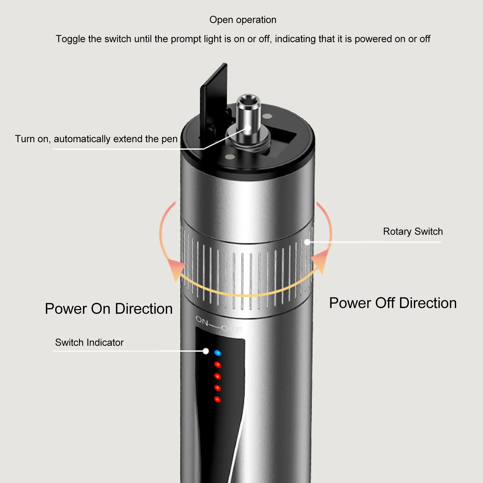 Visual Fault Locator Pen 15KM Visual Fault Locator Optical  Detection Pen  Optic Cable Tester with Lighting Function