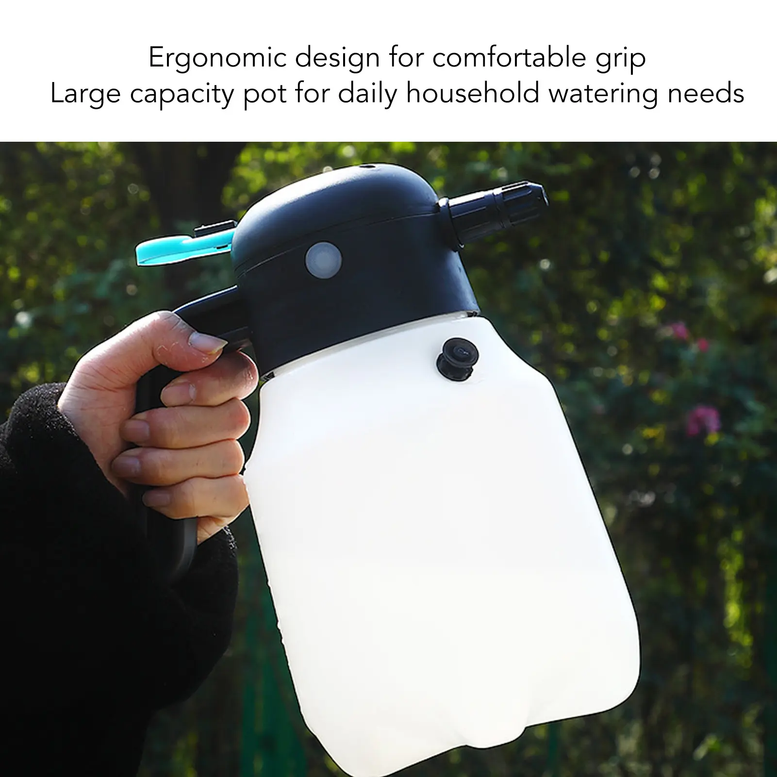 Foam Sprayer Electric Foam Spray Bottle PP Cordless 1.8L 2000mAh Pressurized Multifunctional for Garden
