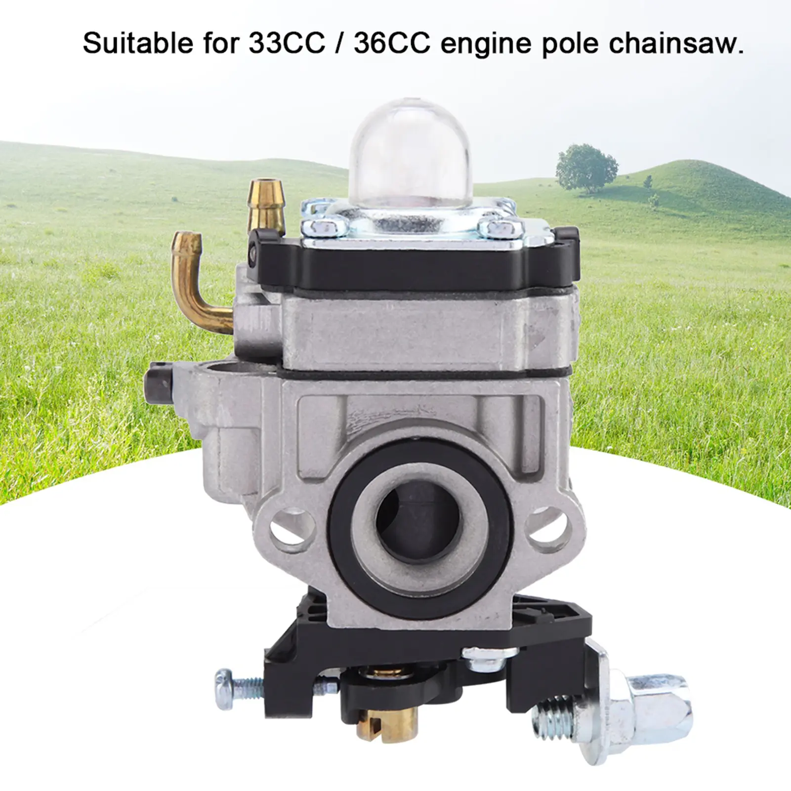 Carburetor Carb for 33CC 36CC Engine Pole Chainsaw Hedge Trimmer Replacement Carburetor 33cc 36cc Carburetor for Chainsaw