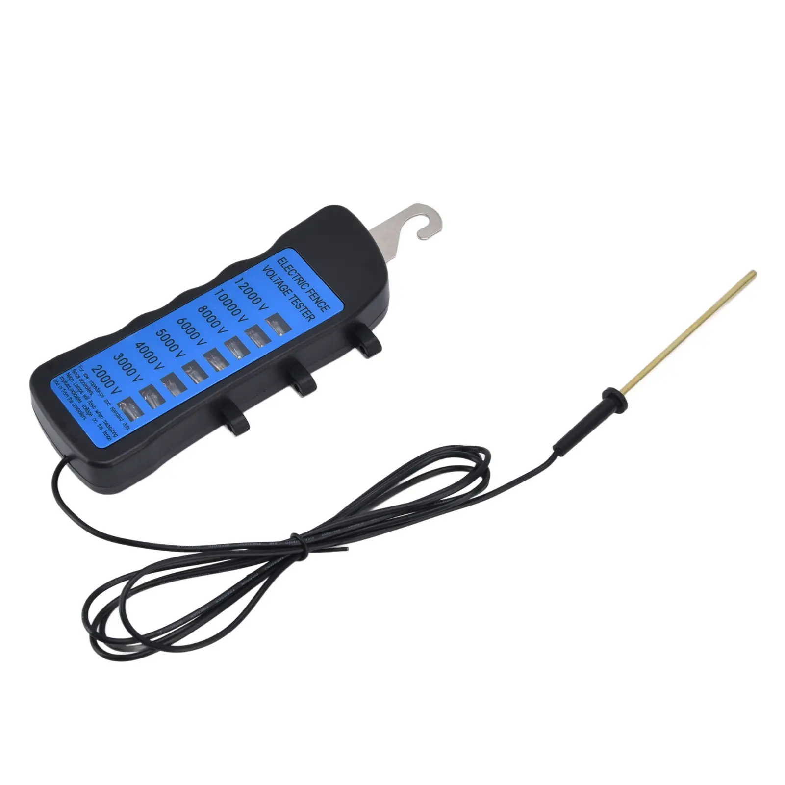 12KV Neon Fence Voltage Tester 12kV Fence Tester Portable for Livestock Enclosures for Farms for Home Gardens