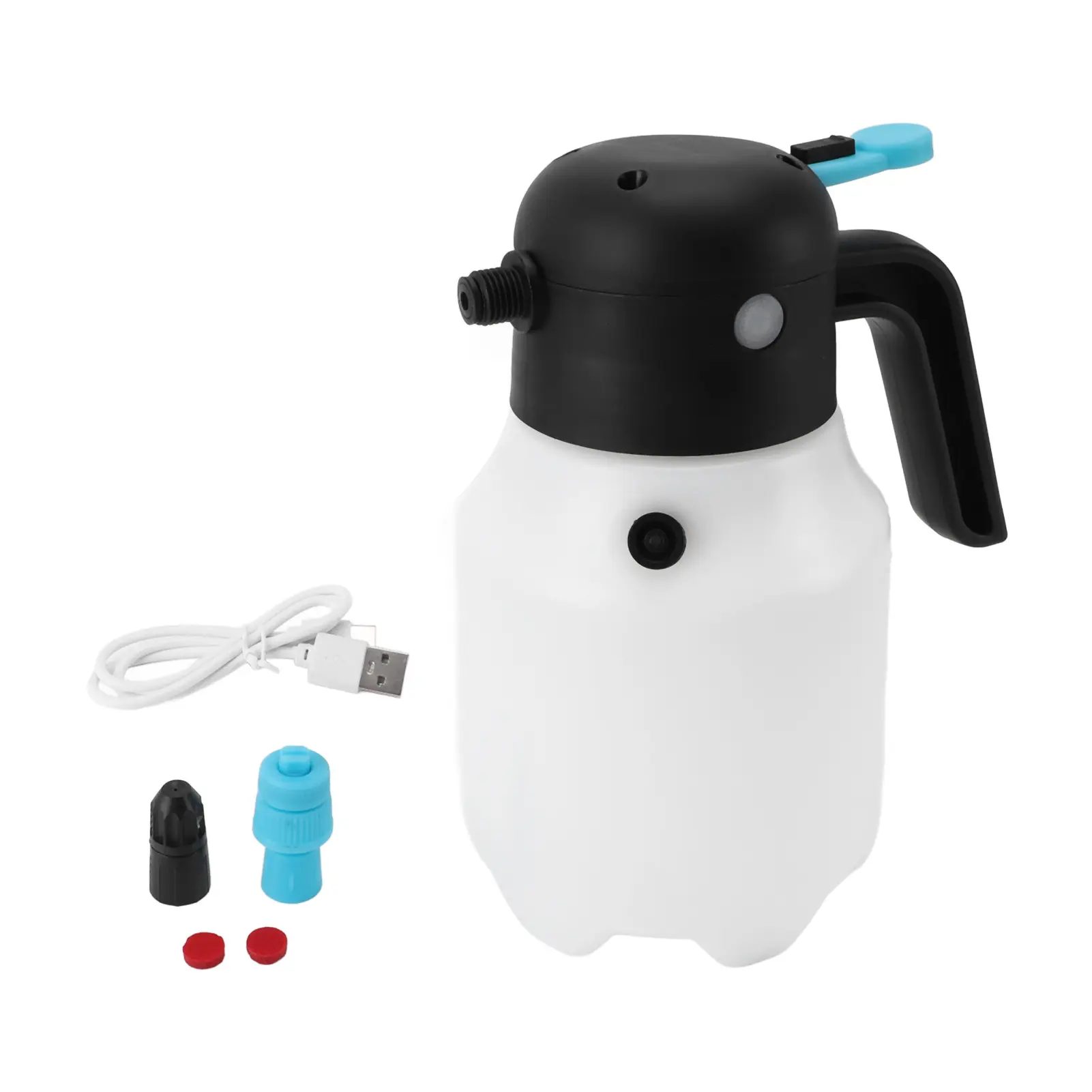 Foam Sprayer Electric Foam Spray Bottle PP Cordless 1.8L 2000mAh Pressurized Multifunctional for Garden