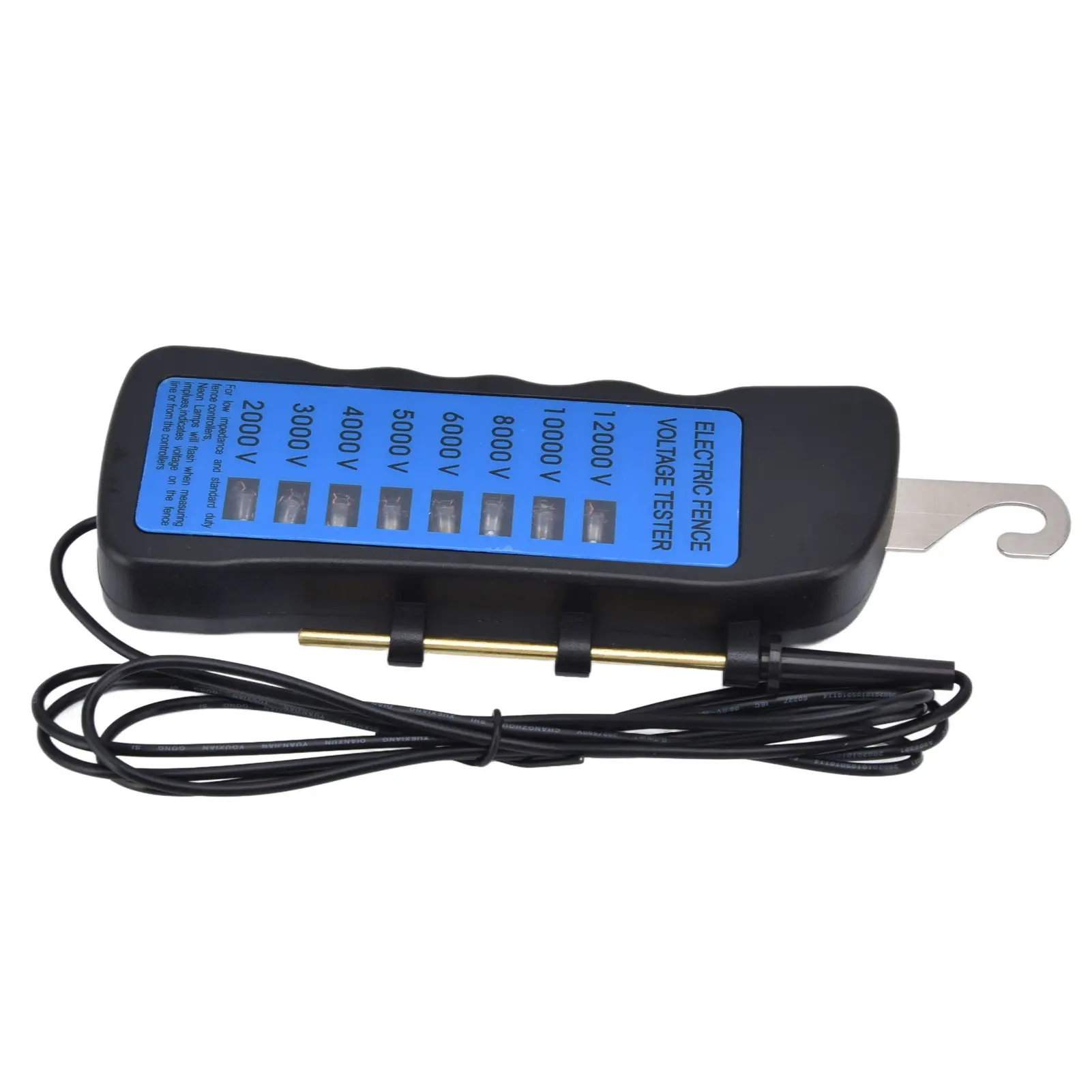 12KV Neon Fence Voltage Tester 12kV Fence Tester Portable for Livestock Enclosures for Farms for Home Gardens