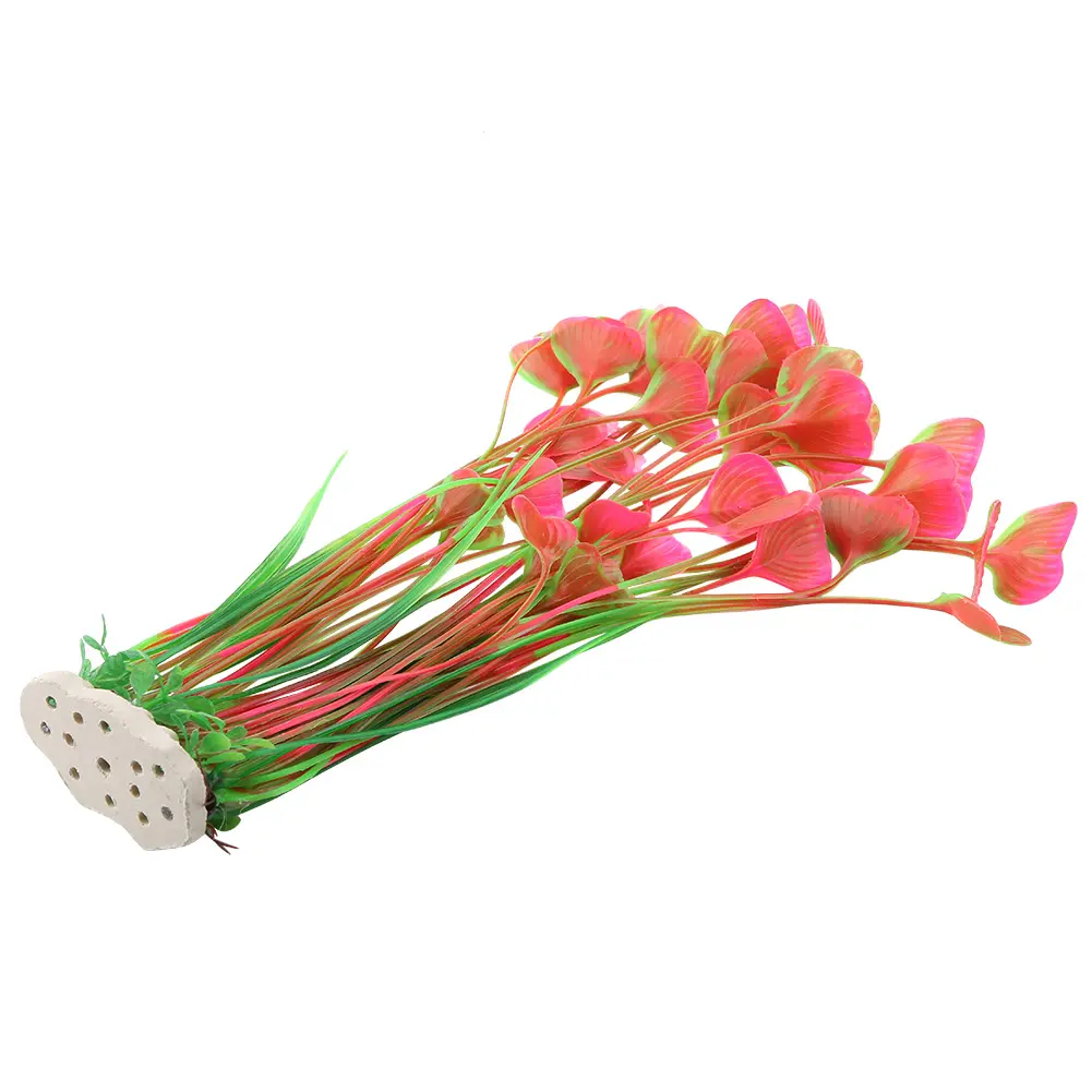 Aquarium Ornament Plastic Coral Plastic Vivid Artificial Water Plant Ornament for Aquarium Underwater Fish  Garden Lands