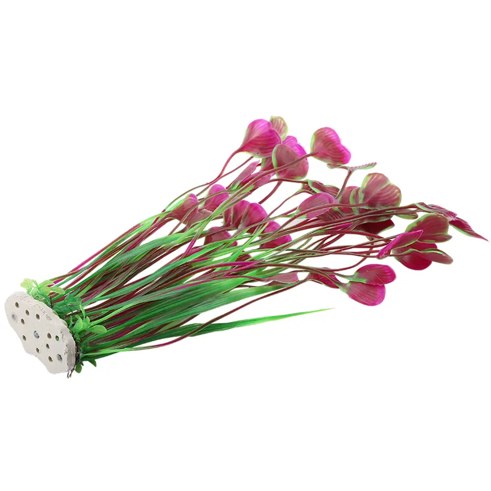 Aquarium Ornament Plastic Coral Plastic Vivid Artificial Water Plant Ornament for Aquarium Underwater Fish  Garden Lands