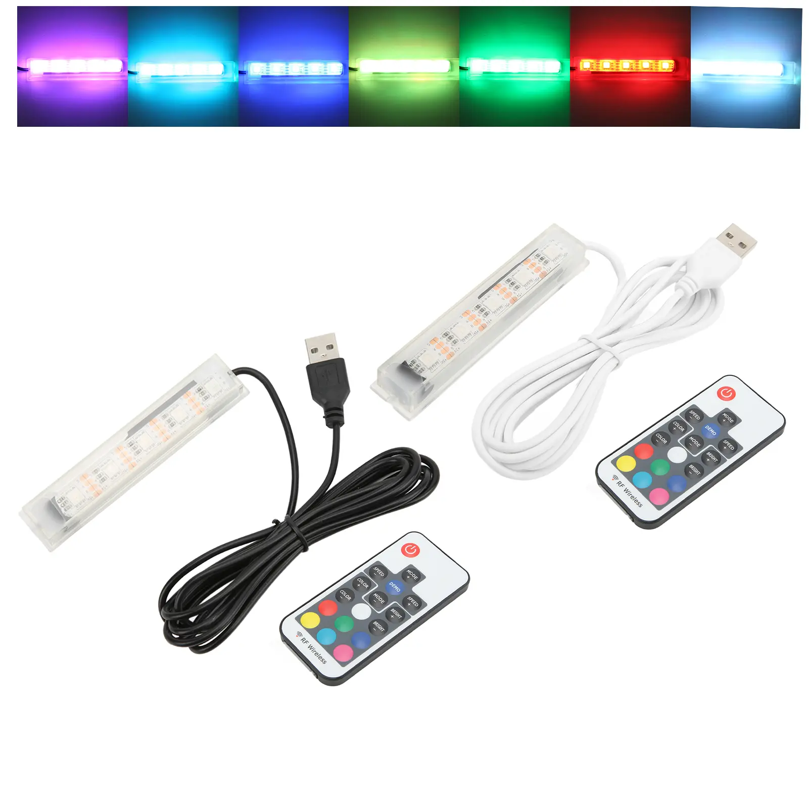 Fish  Accessory Micro Aquarium Light USB Powered Remote Control Colorful Fish  LED Lamp for Landscape USB Aquarium Light