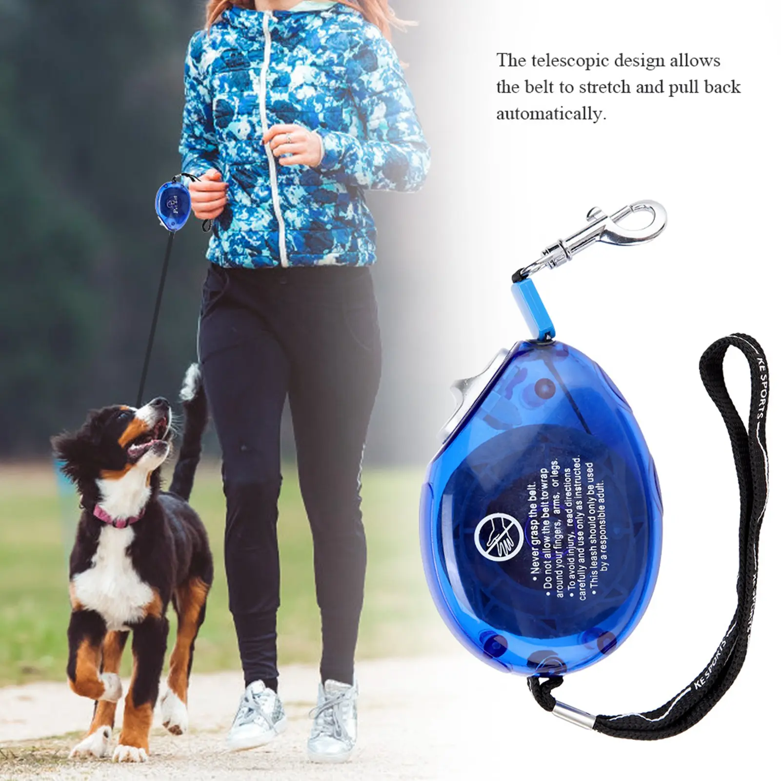 Dog Chain Retractable Dog Leash Small and Medium Dog Collar Automatic Retractable Dog Leash Puppy Traction Chain Dog Collar
