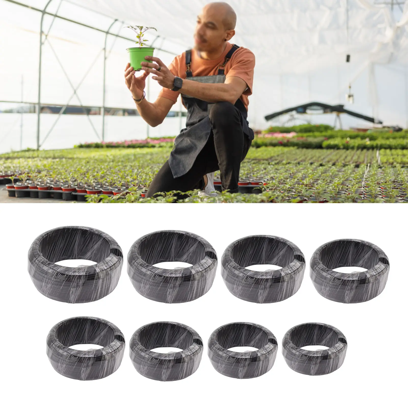 Aluminum Bonsai Wire Bonsai Wire Aluminum Wire Bonsai Tree Training Wire 500g Black for Garden Horticulture Bonsai Training Wire