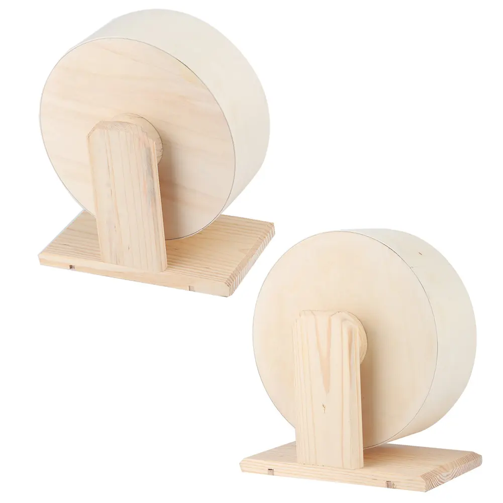 Hamster House Wooden Hamster  Hamster  Hamster Small Pets Wooden House Funny Wheel Running Rest  Playing Exercise