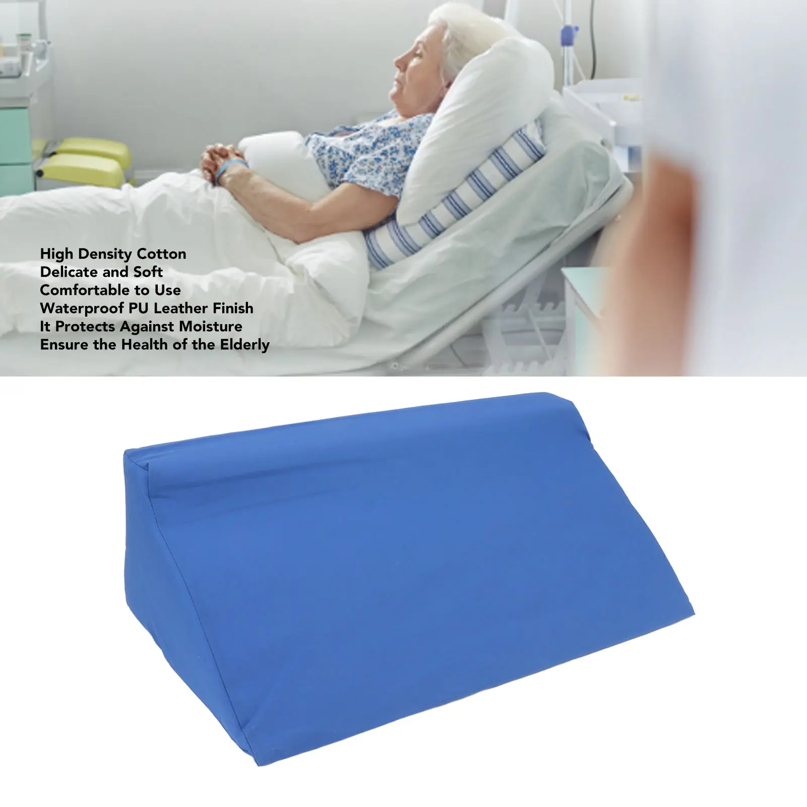 Body Side  Pillow Bottom Anti Slip Extensive Use High Density Sponge  Pillow Side Sleeper Washable for Hospital