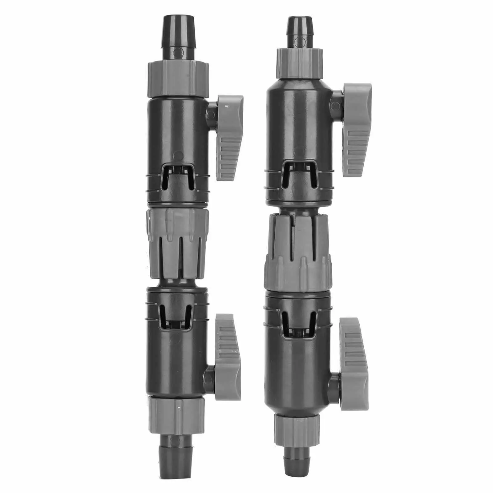 Aquarium Double Tap Connector Aquarium Water Control Valve Fish  Hose Pipe Quick Release Double Tap Connector