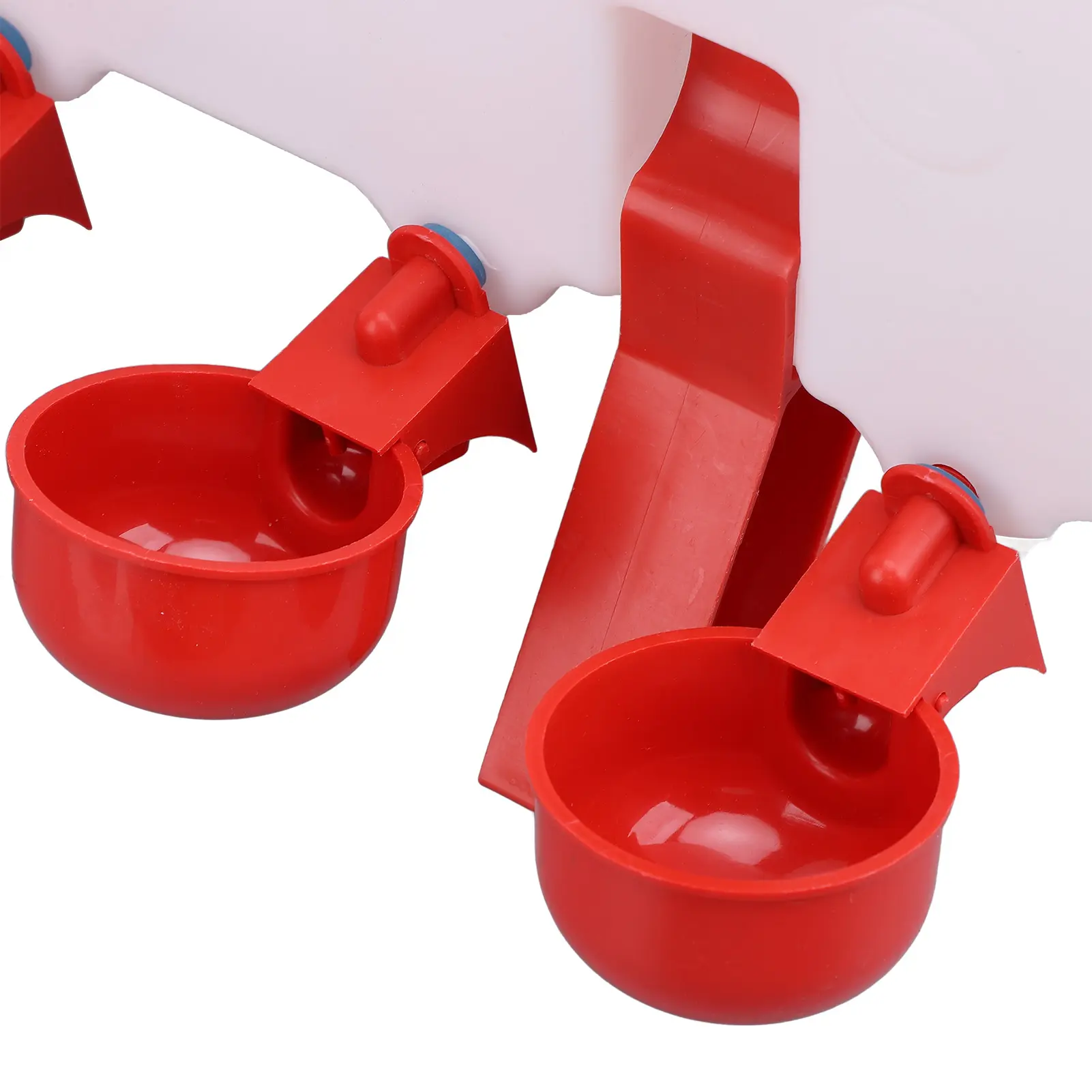 Automatic Chicken Waterer Dispenser 10 Liters Poultry Water Feeder With10 Chicken Waterer Cups for Duck Geese Duck Waterer