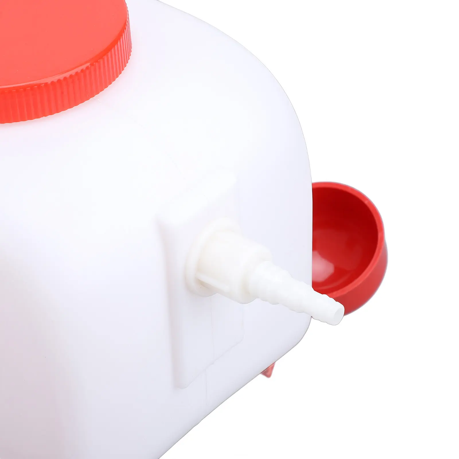 Automatic Chicken Waterer Dispenser 10 Liters Poultry Water Feeder With10 Chicken Waterer Cups for Duck Geese Duck Waterer