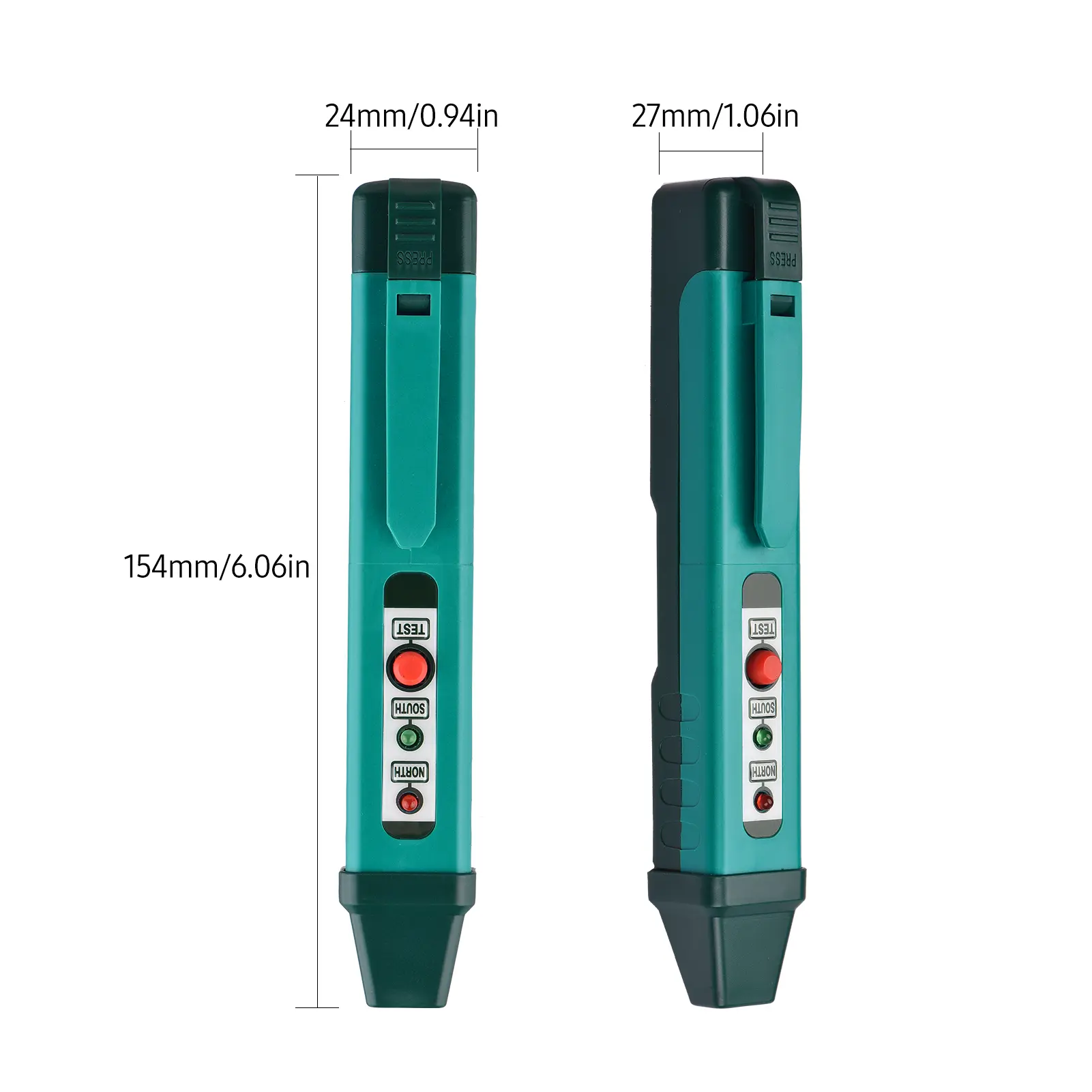 Magnetic Pole Pen Polarity Tester N/S Pole Identify Tool North and South Magnetic Pole Identifier Magnet Detector