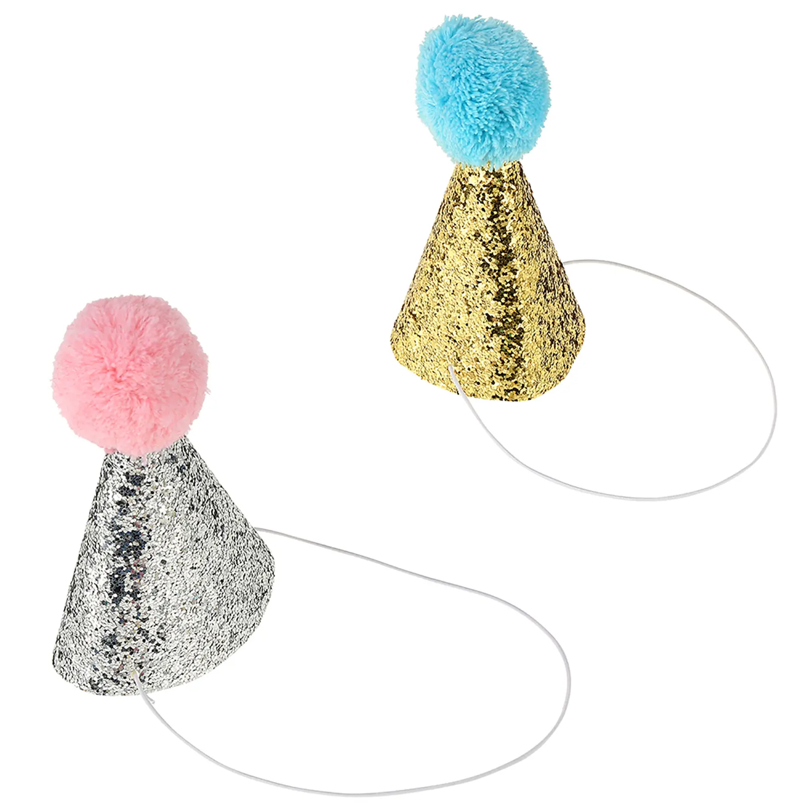 Birthday Pet  Bowknot Costume Pet Headwear Cute Pet Cat Dog Birthday  Bowknot Party Costume Hat Bowknot Costume Headwear