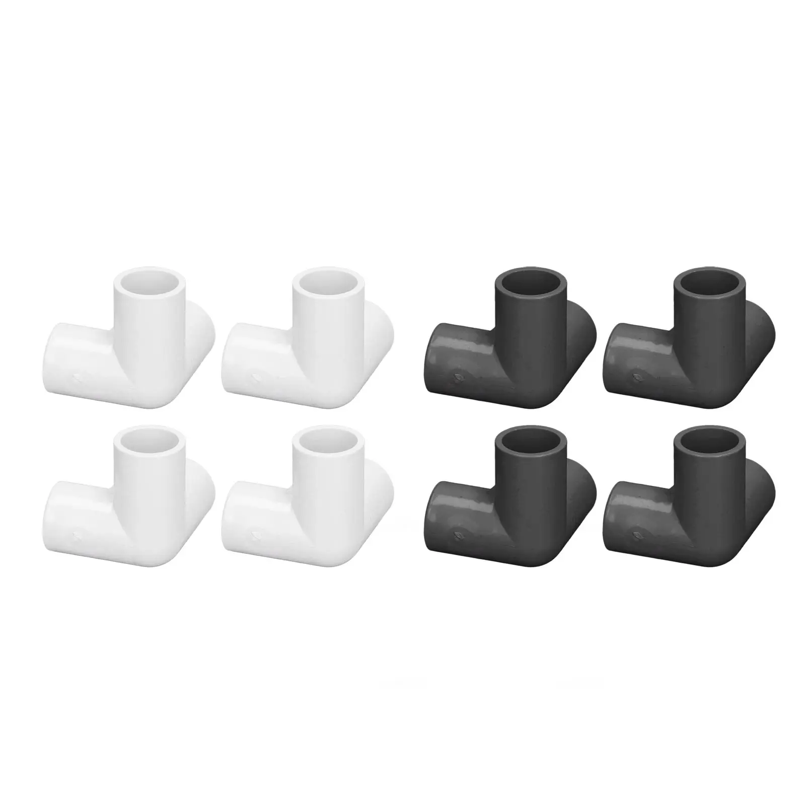 PVC Elbow Fittings 3 Way Pipe Fittings PVC Plastic Right Angle Tee Corner Connector 20mm Inner Diameter PVC Pipe Connector