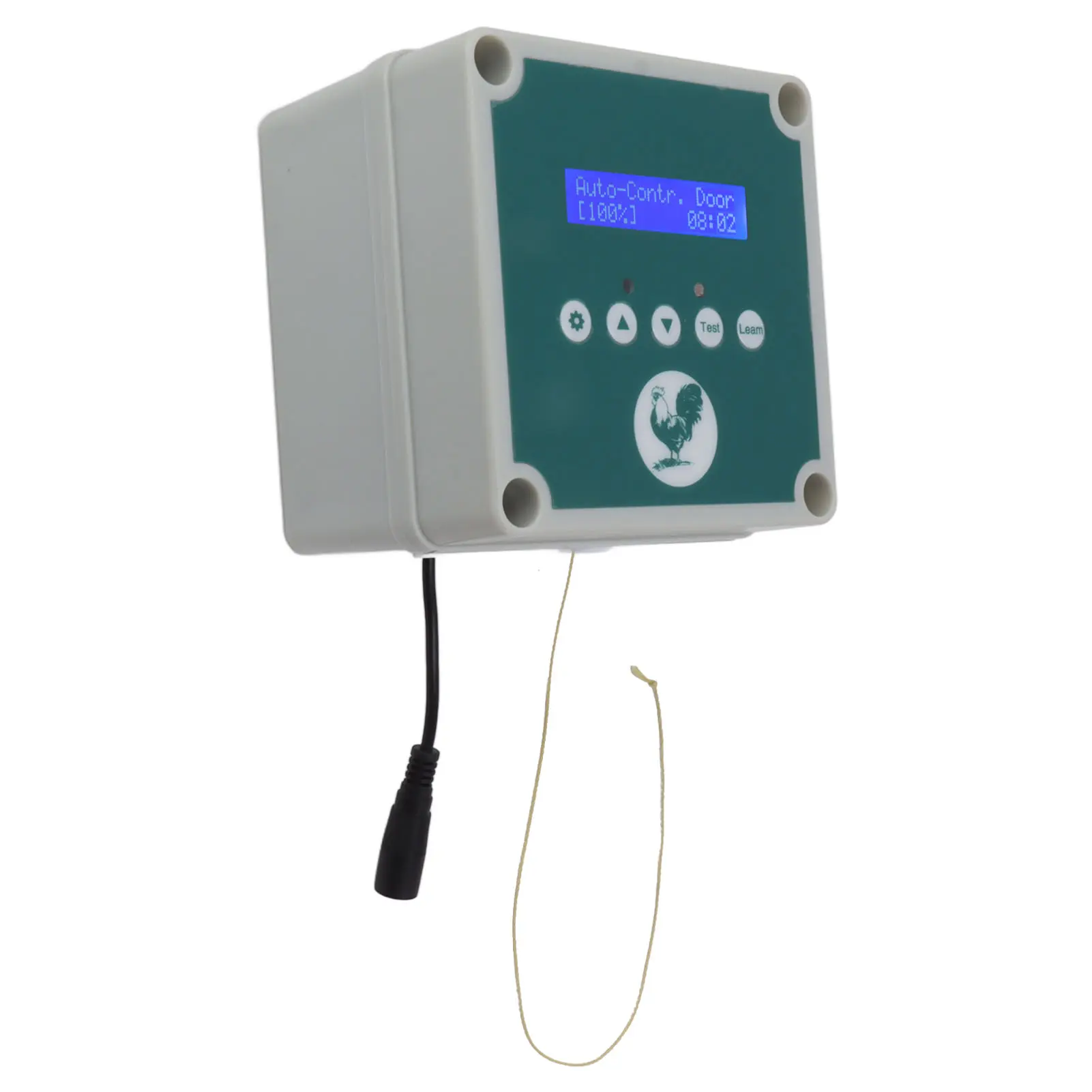 Electric Chicken Door Actuator Motor Set Programmable Timer Automatic Chicken Coop Door Controller HD LED Display for Home