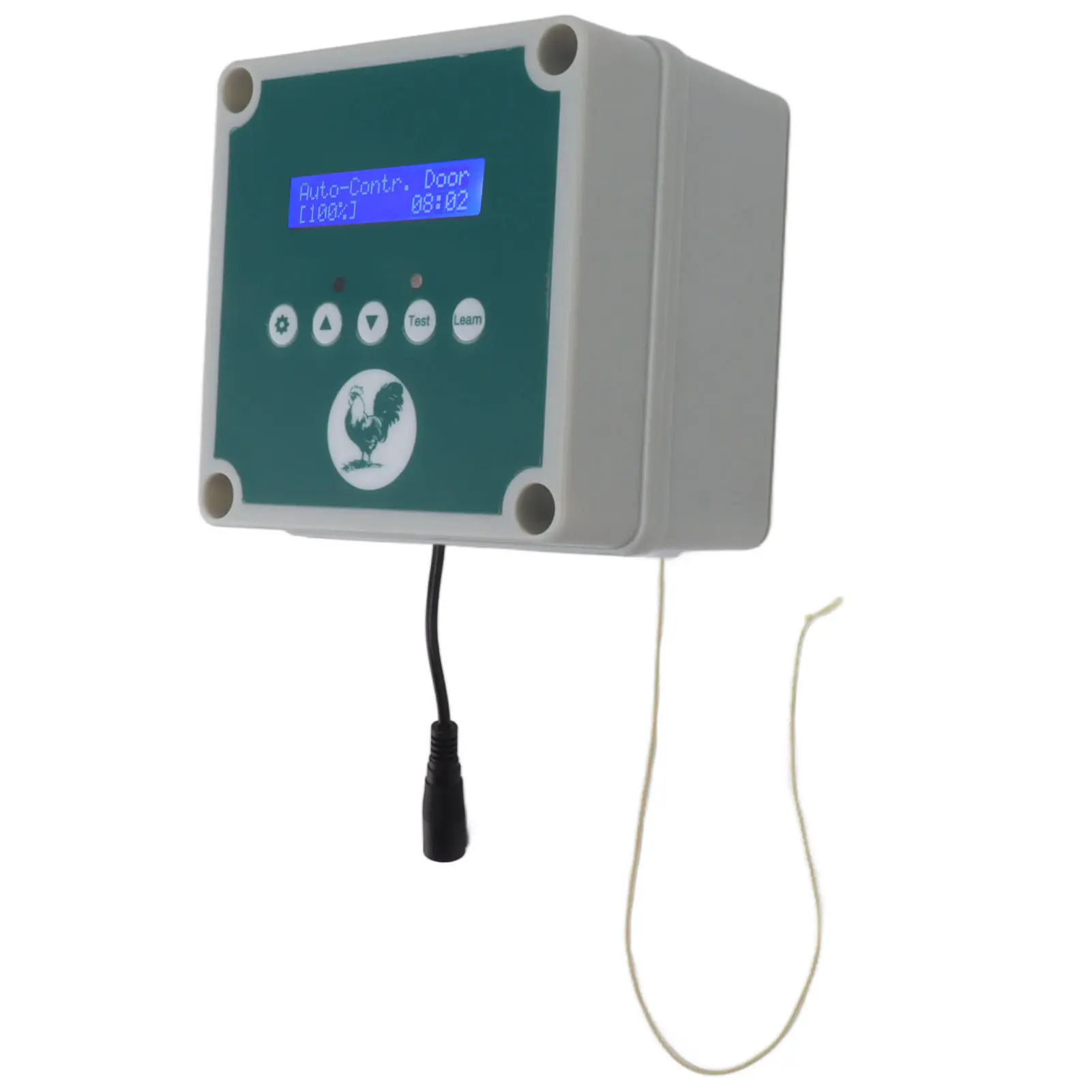 Electric Chicken Door Actuator Motor Set Programmable Timer Automatic Chicken Coop Door Controller HD LED Display for Home
