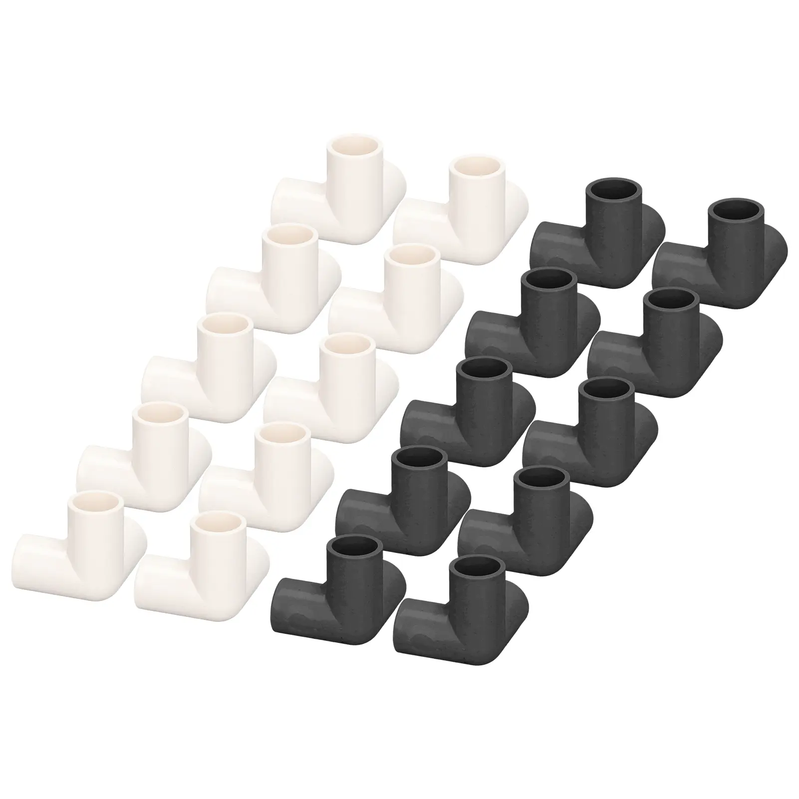 3 Way Pipe Fittings PVC Plastic Tee Fitting Elbow Corner Connector 25mm Inner Diameter 1in Tee PVC Fittings