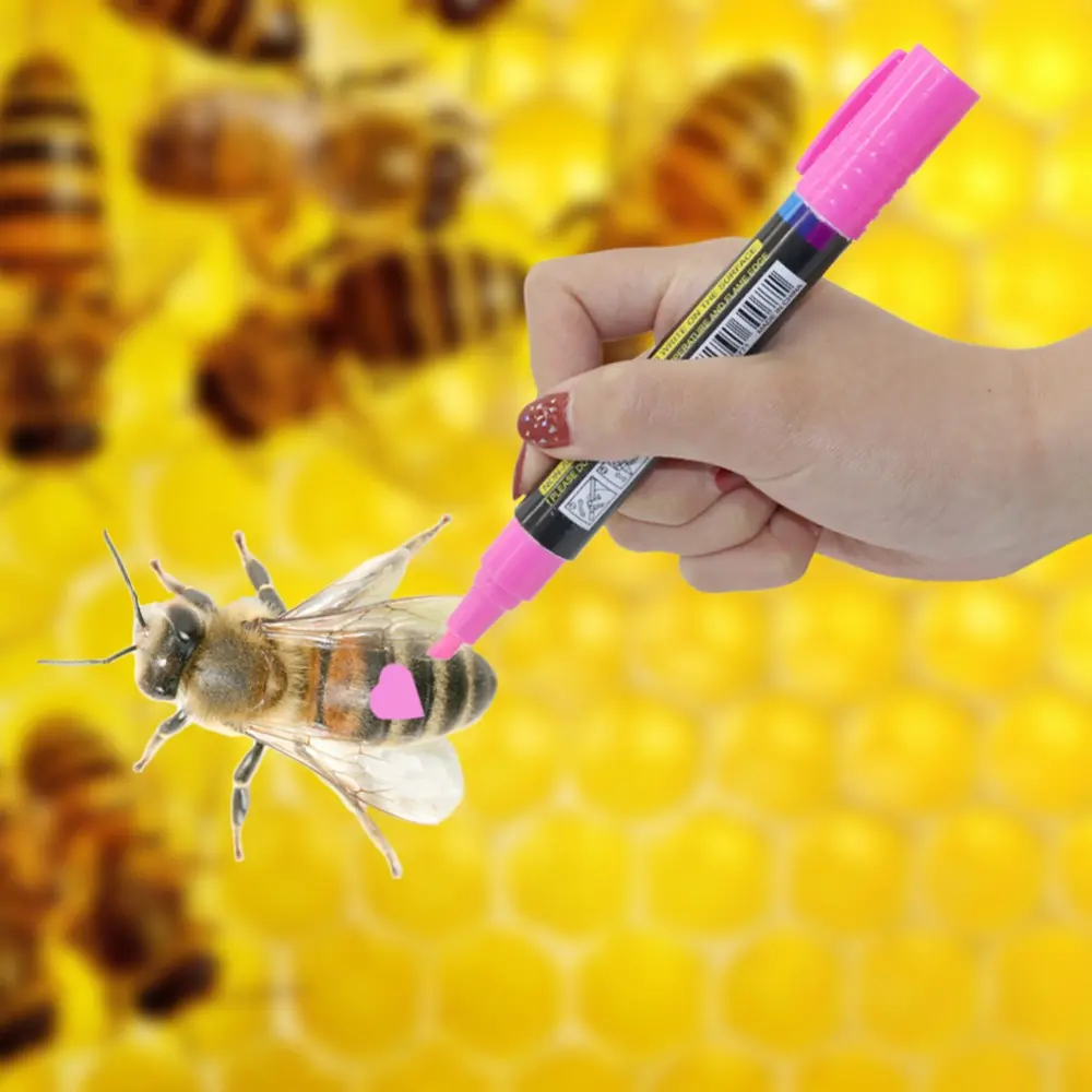 1 Pcs Queen Bee Marking Marker Pen Set 8 Color Beekeeping And Bees Tools Queen Bee Mark Plastic Marks Pen Bee Tools
