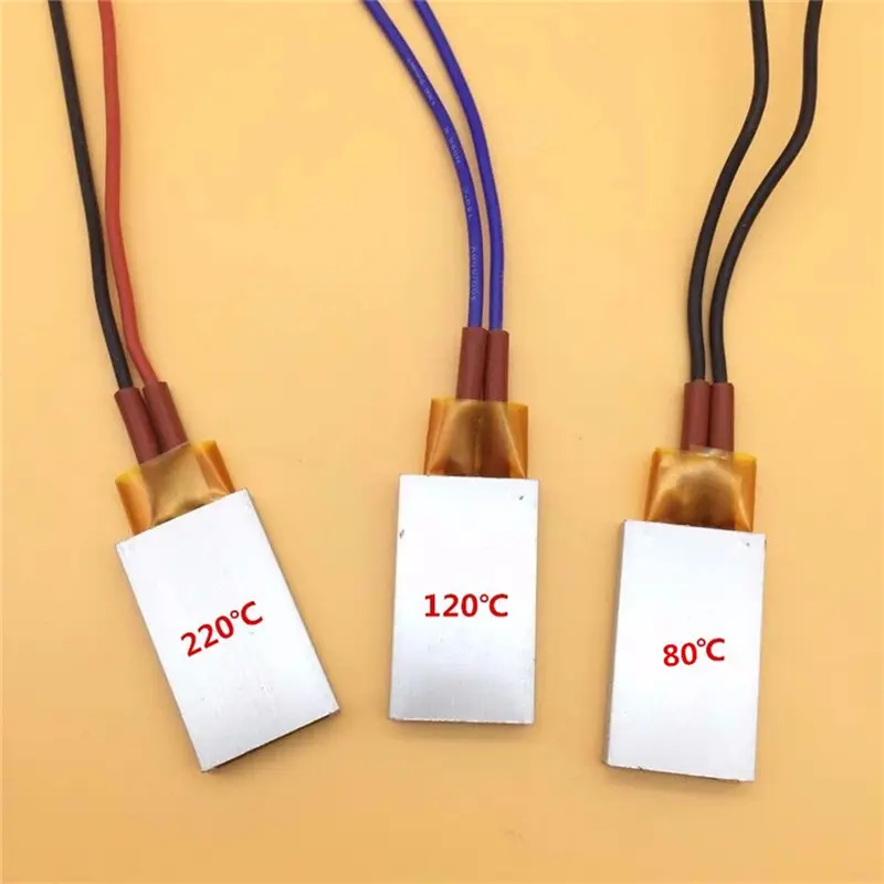 2 Pcs Heating Element Hair Dryer Accessories Curlers Heater 80-220 Degrees Celsius Ptc Heaters 12V Applicable Miniature Heating