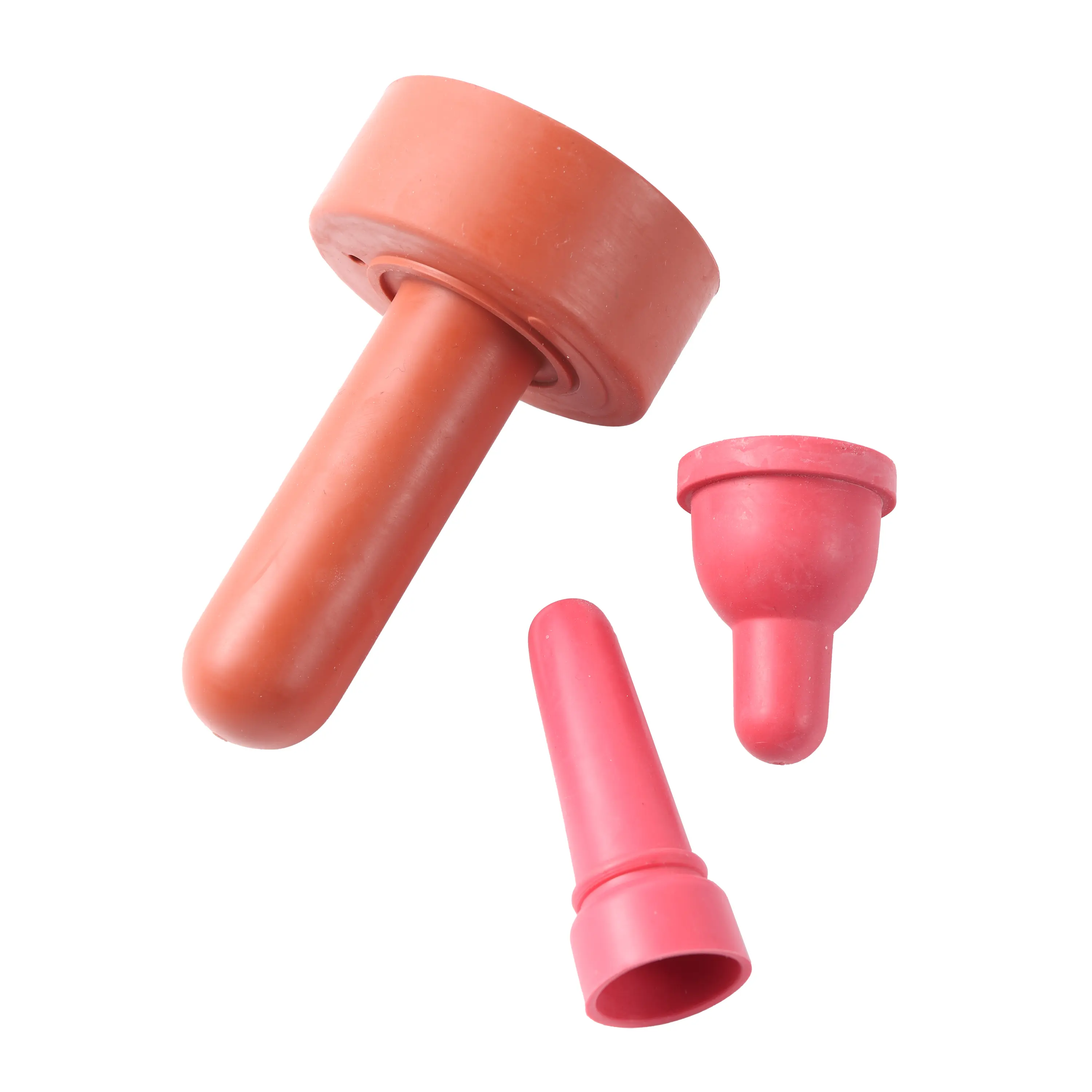 Calf Pacifier Natural Food Grade Rubber Lamb Pacifier Calf Milk Bottle Drink Nipple Farm Animal Feeding Supplies 1 Pc