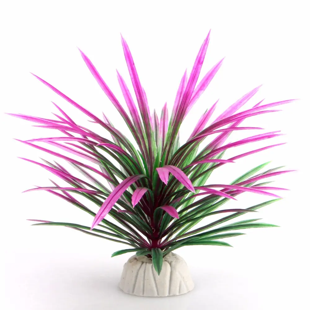 Fish Tank Artificial Aquarium Decoration Fishing Water Plant Fish Grass Fish Tank Aquarium Decoration Plants Plastic 1 Pc