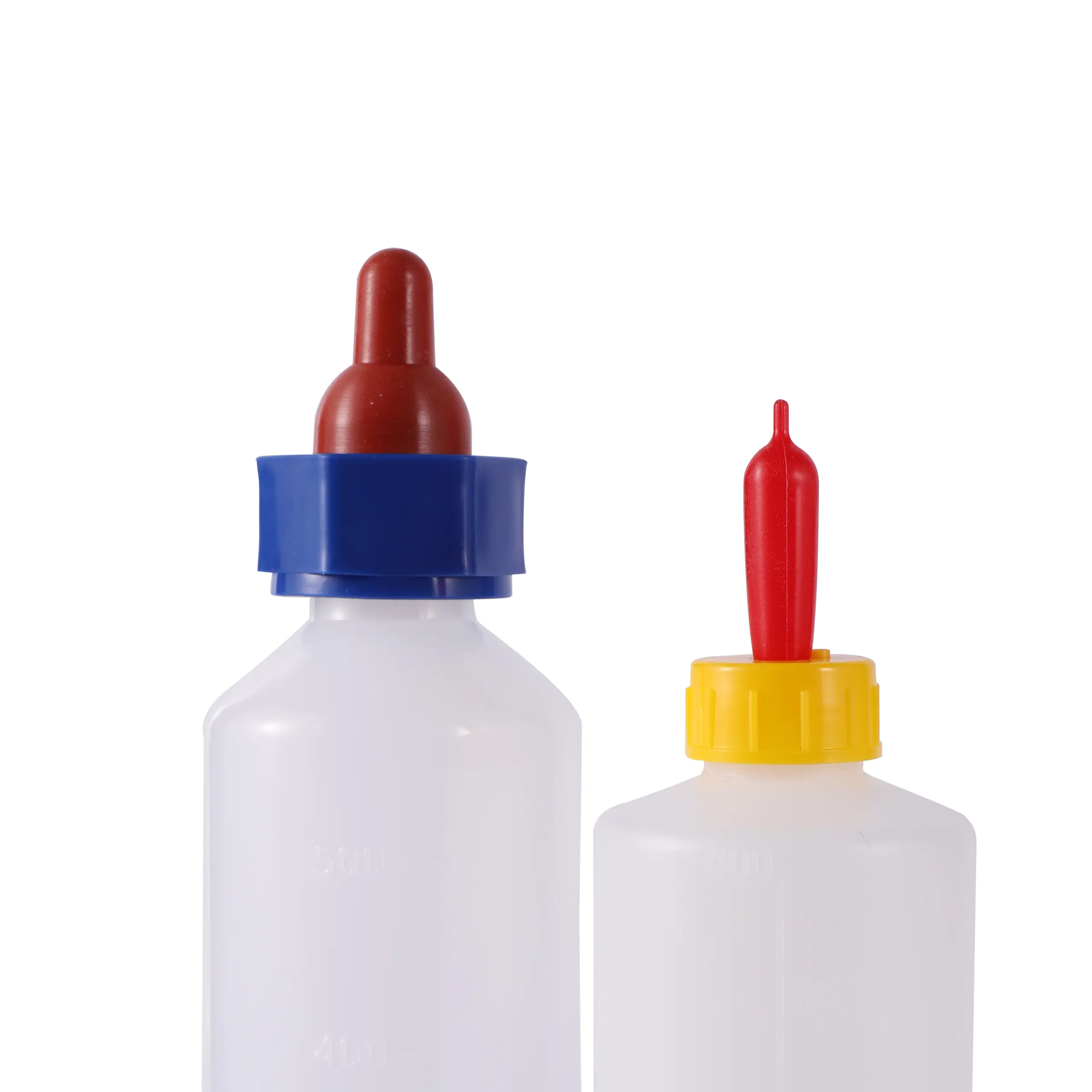 400ml/500ml Capacity Lamb Milking Bottle Nipple Drinker Plastic Piglet Sheep Goat Feeding Waterer Veterinary Equipment 1 Pc