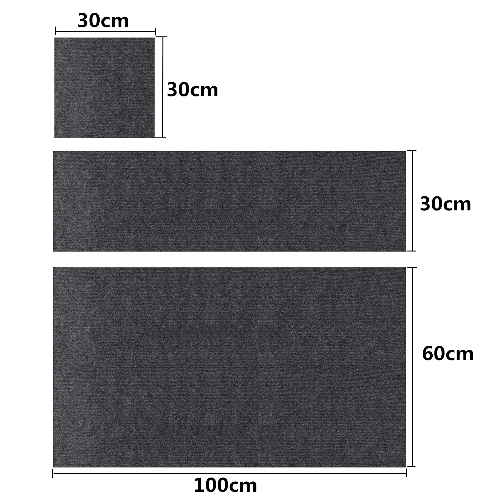 Trimmable Cat Scratch Sofa Mat Self-adhesive Cat Scratching Carpet for Furniture Protection Multi-Purpose Cats Scratching Pad
