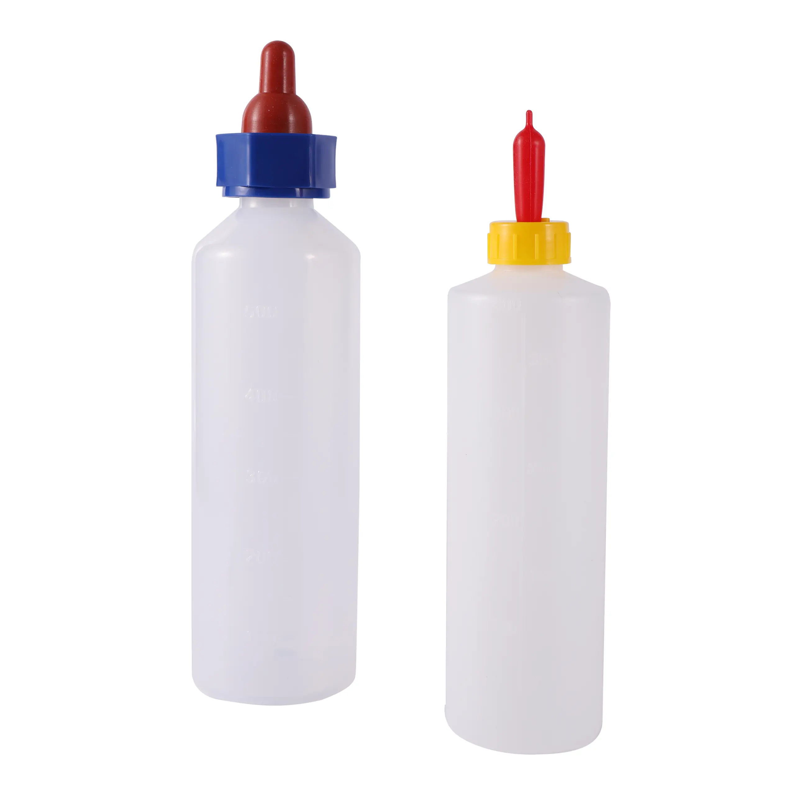 400ml/500ml Capacity Lamb Milking Bottle Nipple Drinker Plastic Piglet Sheep Goat Feeding Waterer Veterinary Equipment 1 Pc