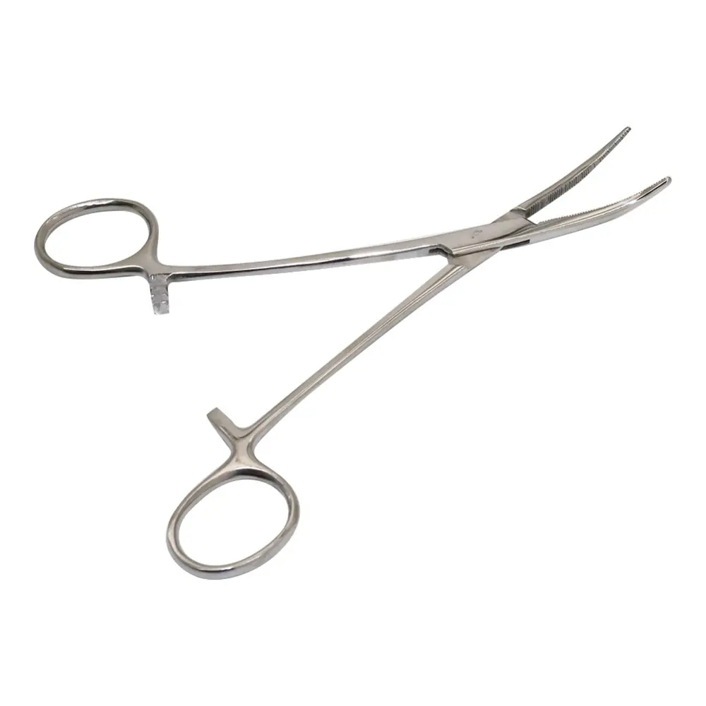 1 Pcs Stainless Steel Vascular Clamp Forceps Surgical Forceps Surgical Tool kit Hemostat Locking Clamps Forceps Fishing Pliers