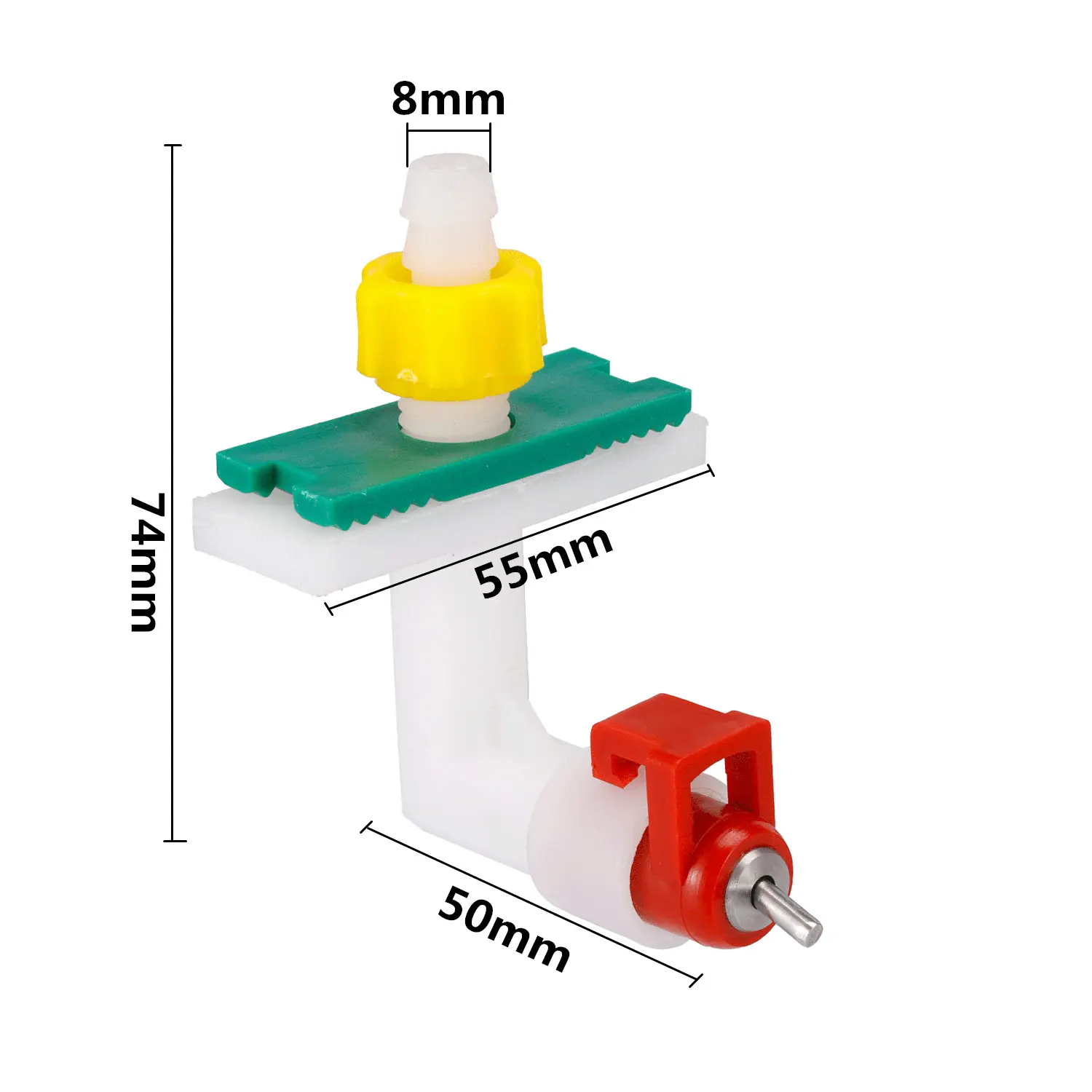 4Pcs The New L-type Rabbit Automatic Drinking Water Tank With A Ball-type Drinking Water Dispenser Animal Farm Farming Equipment