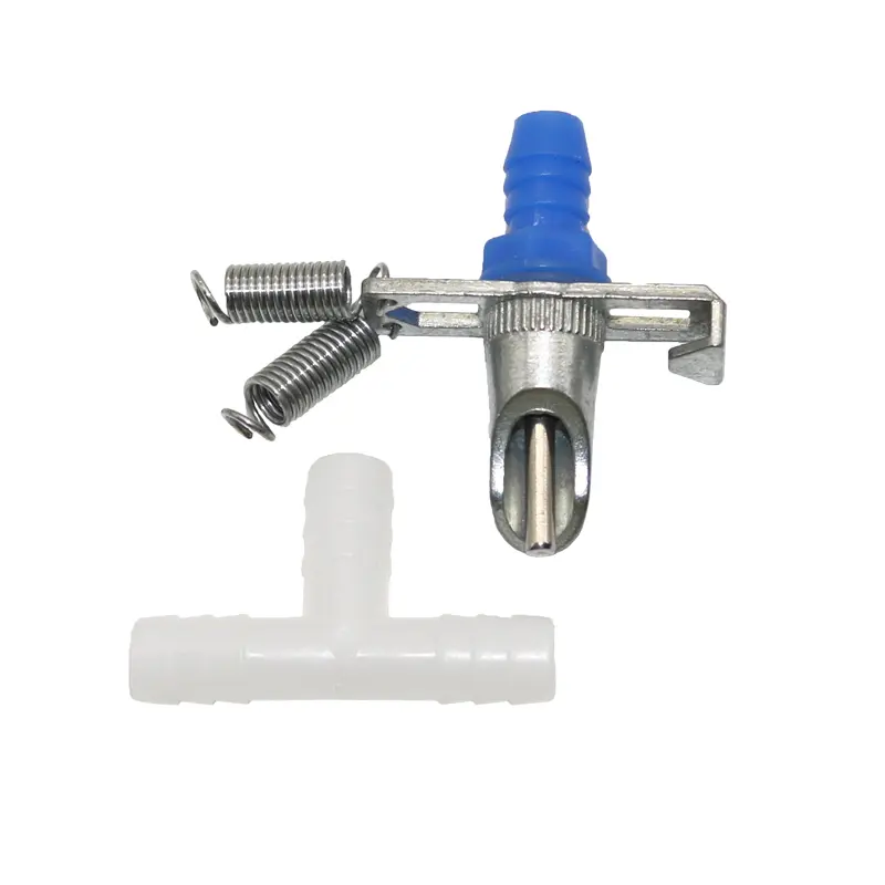 10 Products Rabbit drinking fountain Tee pipe Spring Rabbit Tools Blue Free shipping