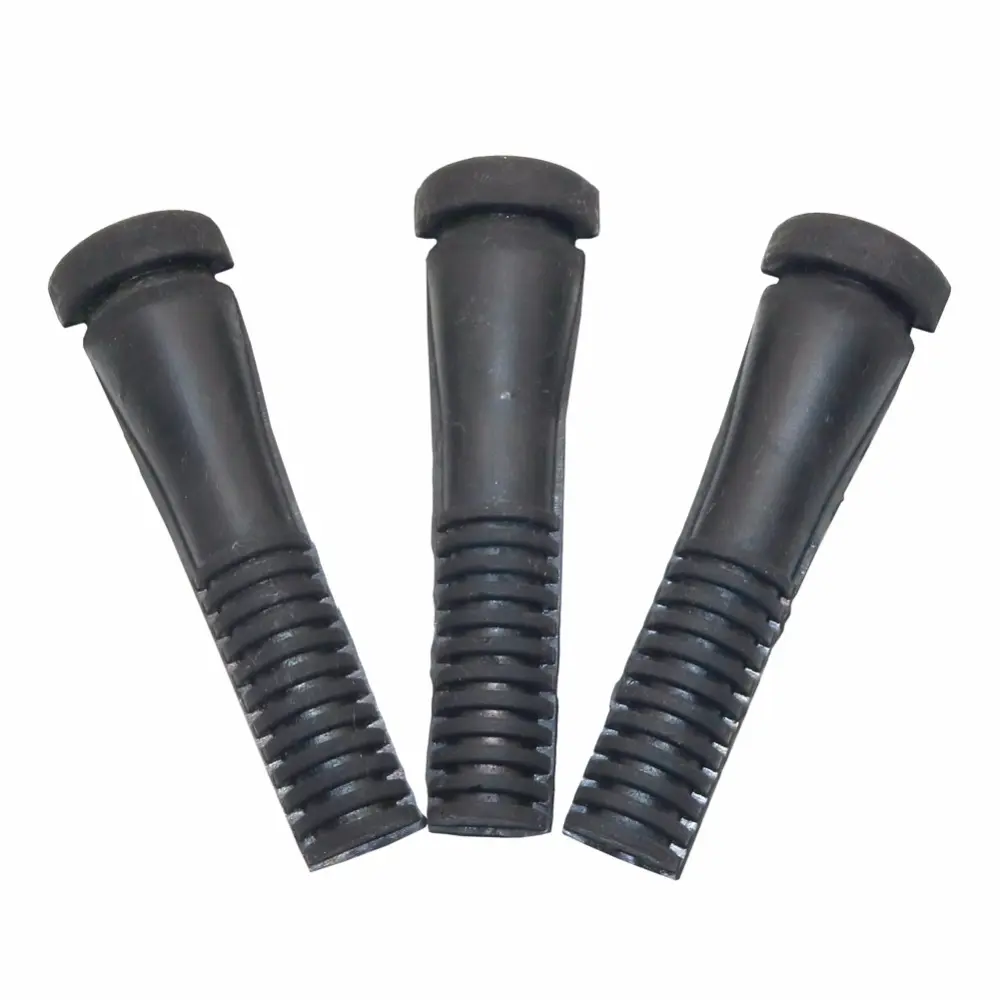 25 pcs Rubber Plucking Fingers Black 2.0cm Diameter Slot Hair Removal Machine Chickens Ducks Bird Poultry Shed Stick