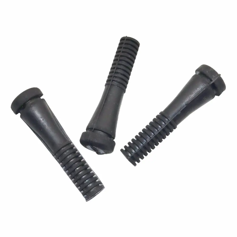 25 pcs Rubber Plucking Fingers Black 2.0cm Diameter Slot Hair Removal Machine Chickens Ducks Bird Poultry Shed Stick