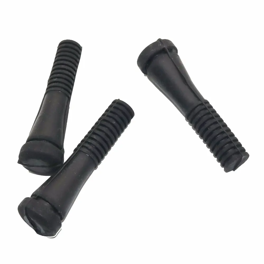 25 pcs Rubber Plucking Fingers Black 2.0cm Diameter Slot Hair Removal Machine Chickens Ducks Bird Poultry Shed Stick