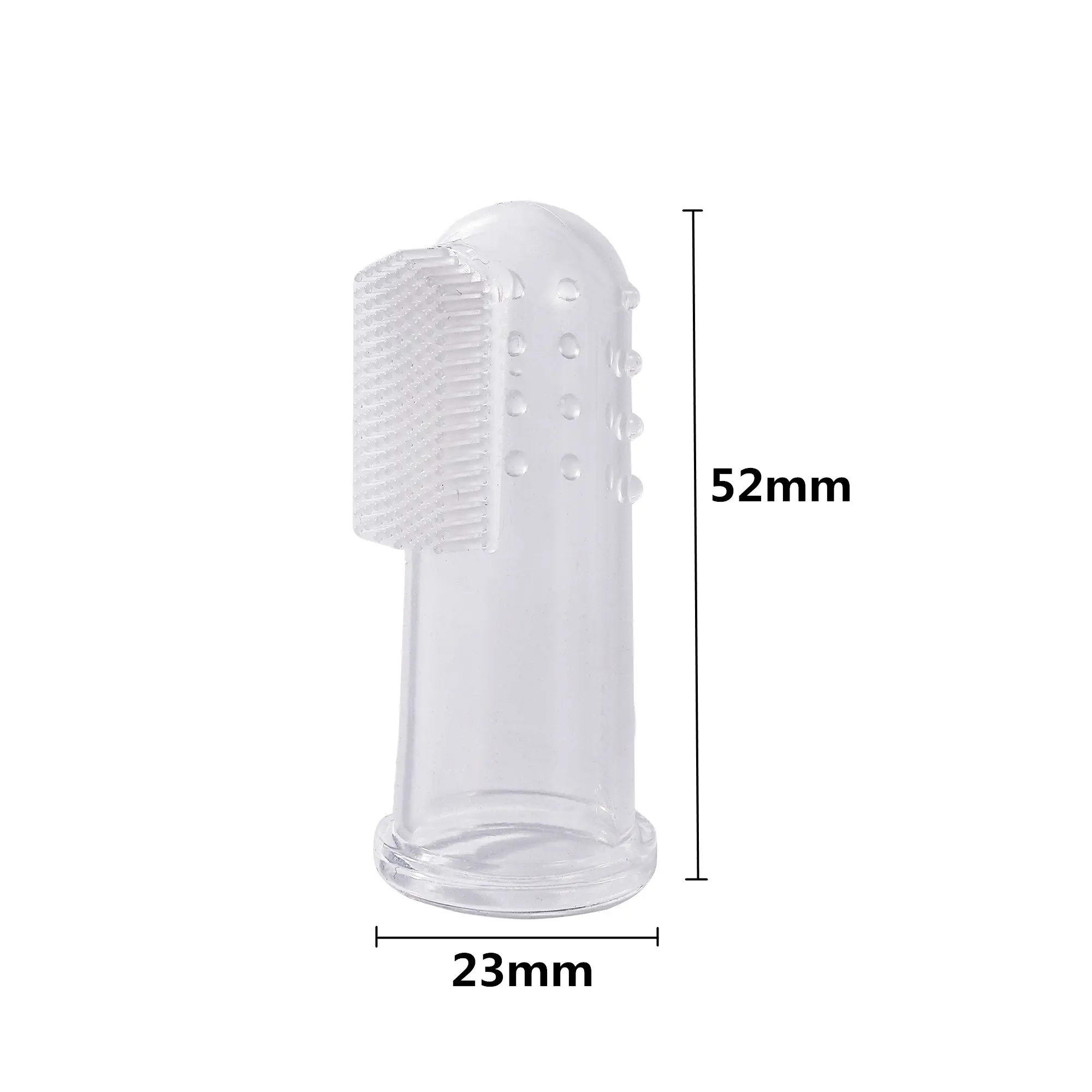 Silicone Soft Pet Finger Cuff Toothbrushes Dog Brush Bad Breath Tartar Teeth Care Tool Cat Cleaning Scrub Silicagel Pet Supplies