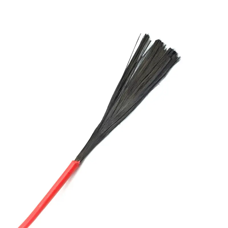 25m 24k 18.5ohm Carbon Fiber Hotline  Material Floor Heating Cables Outer Diameter 2.5 Mm High Temperature Cable