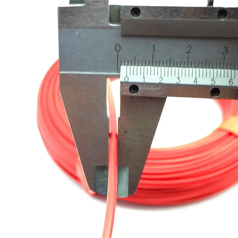 25m 24k 18.5ohm Carbon Fiber Hotline  Material Floor Heating Cables Outer Diameter 2.5 Mm High Temperature Cable